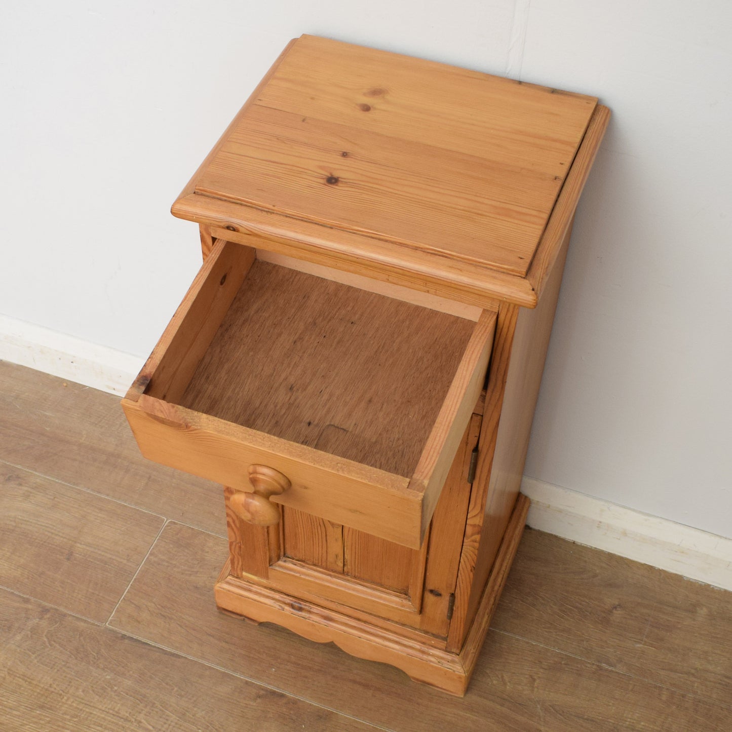 Pair of Pine Bedsides