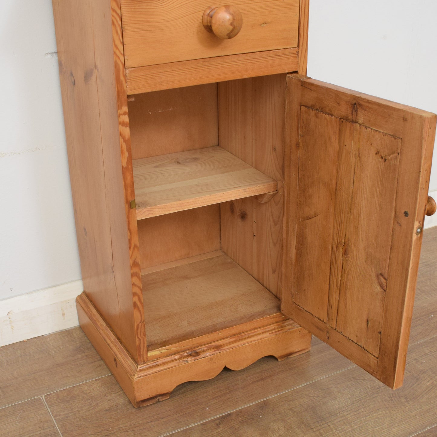 Pair of Pine Bedsides