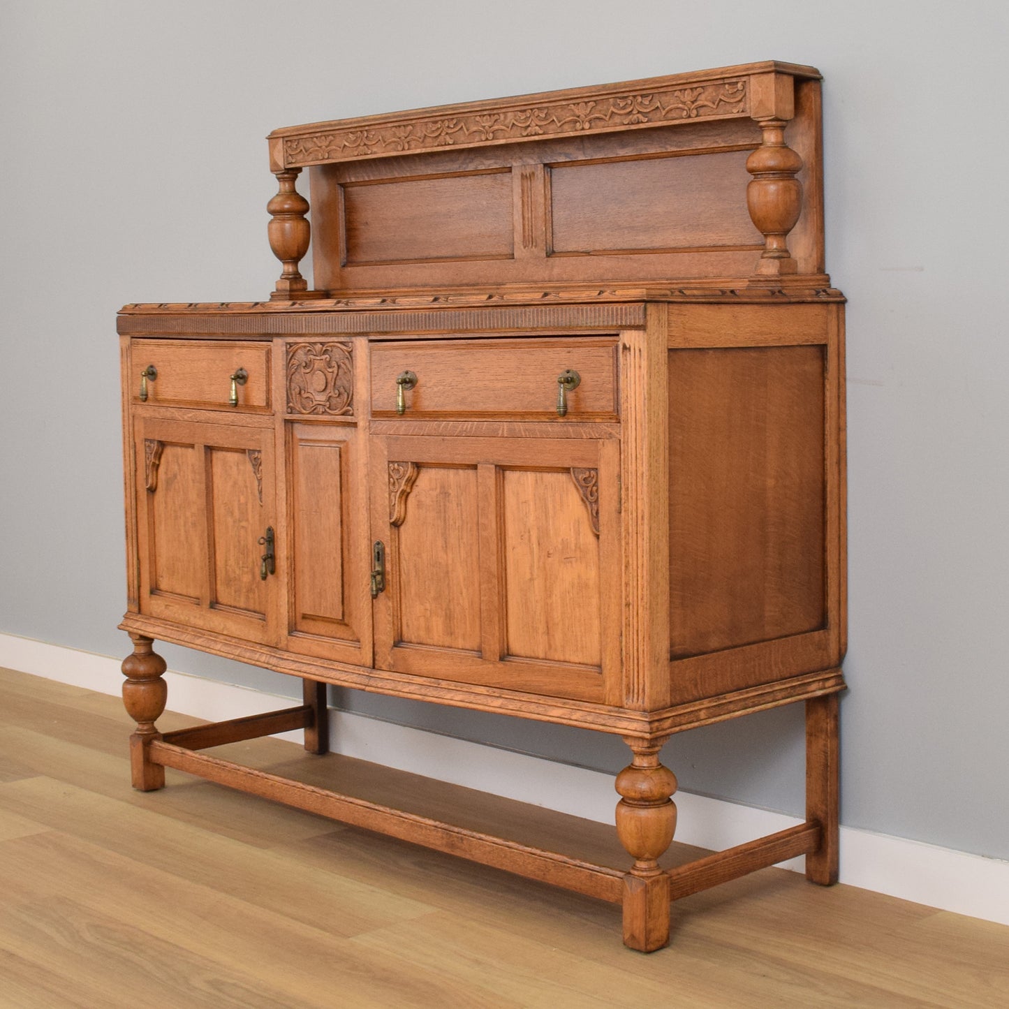 Oak Carved Sideboard