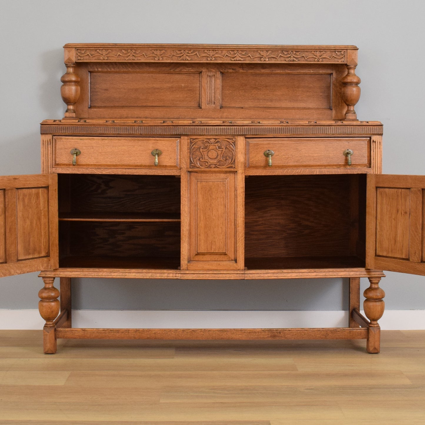 Oak Carved Sideboard