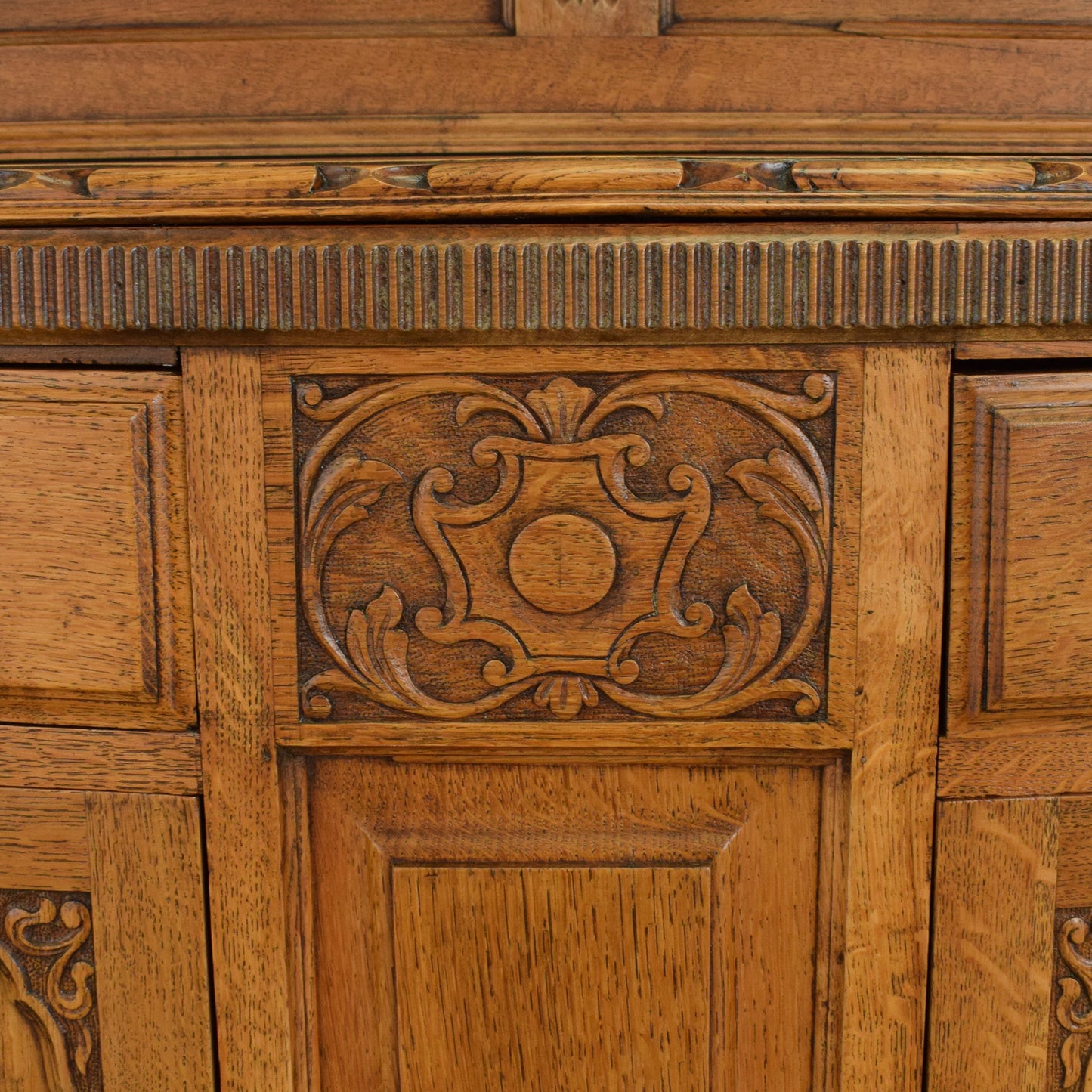 Oak Carved Sideboard