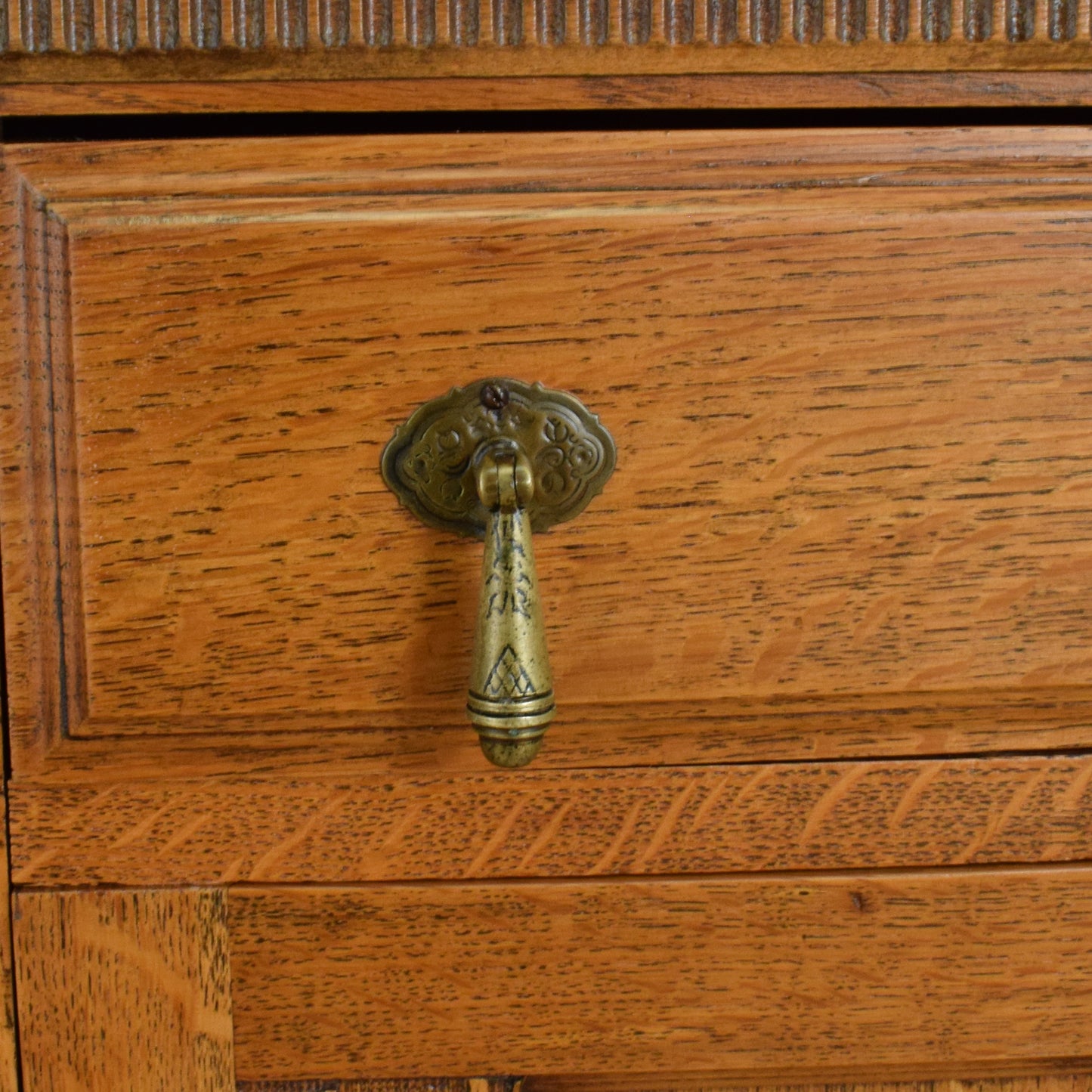 Oak Carved Sideboard
