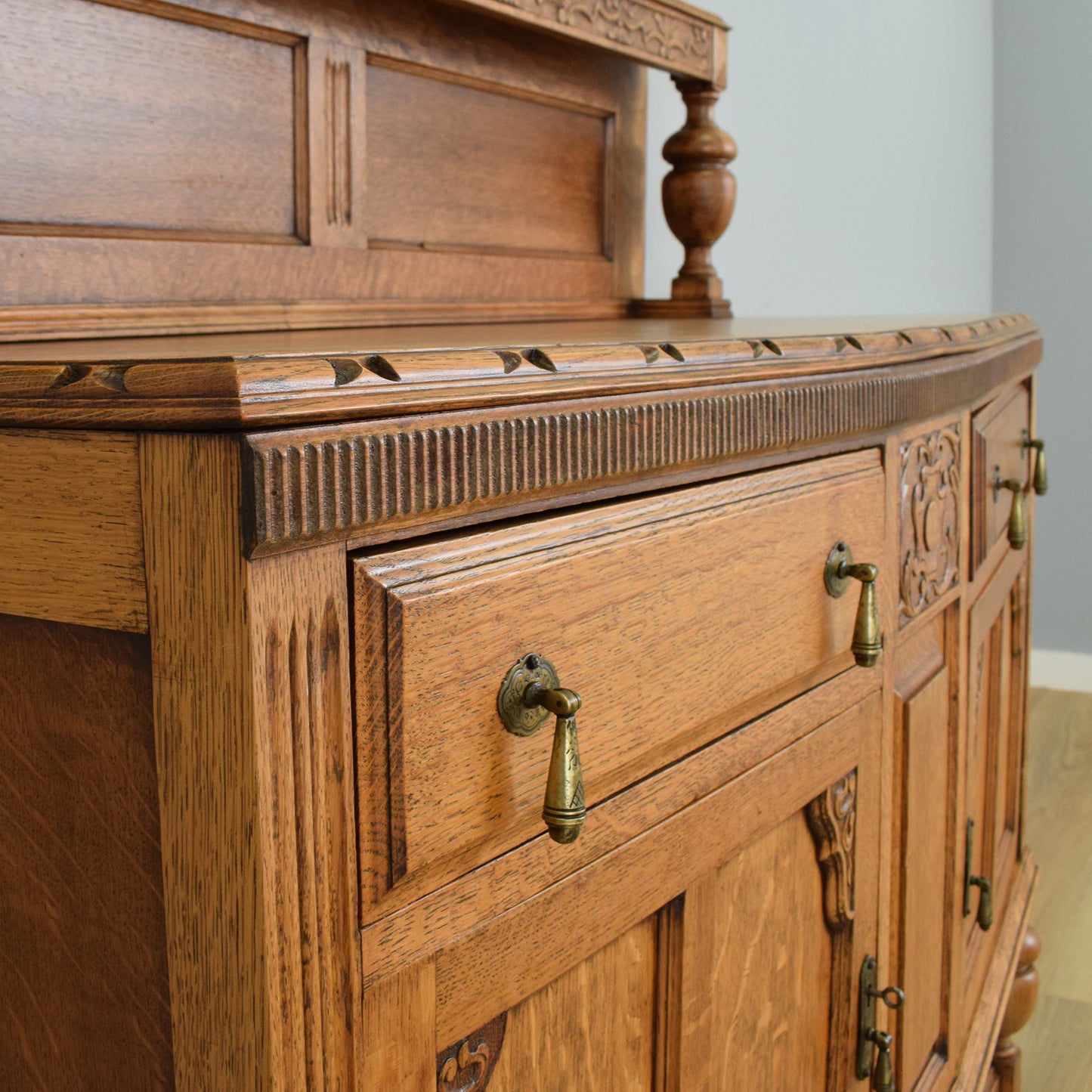 Oak Carved Sideboard