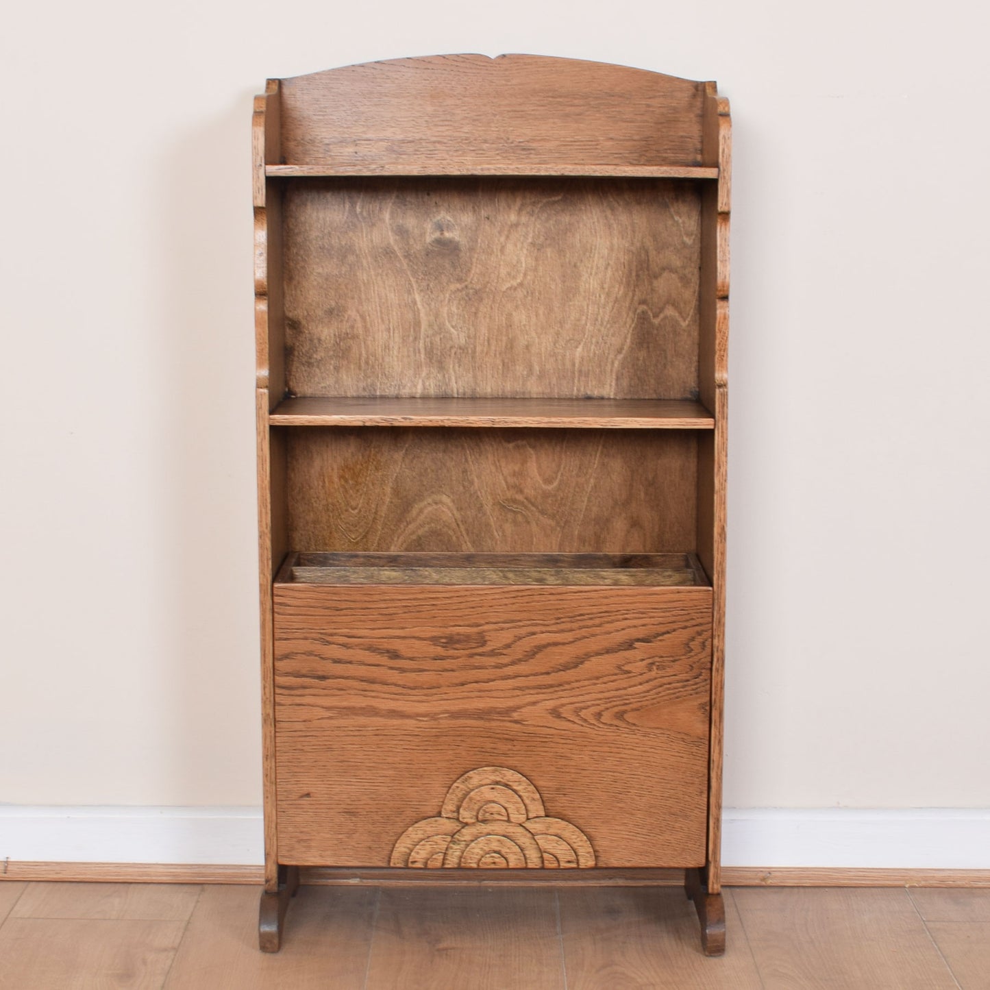 Restored Bookcase with Magazine Rack