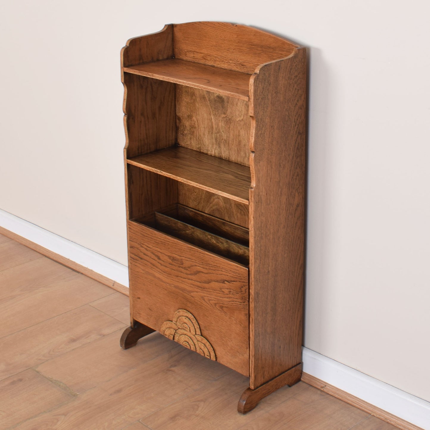 Restored Bookcase with Magazine Rack