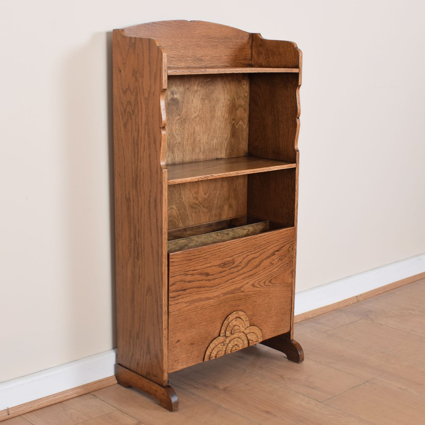 Restored Bookcase with Magazine Rack
