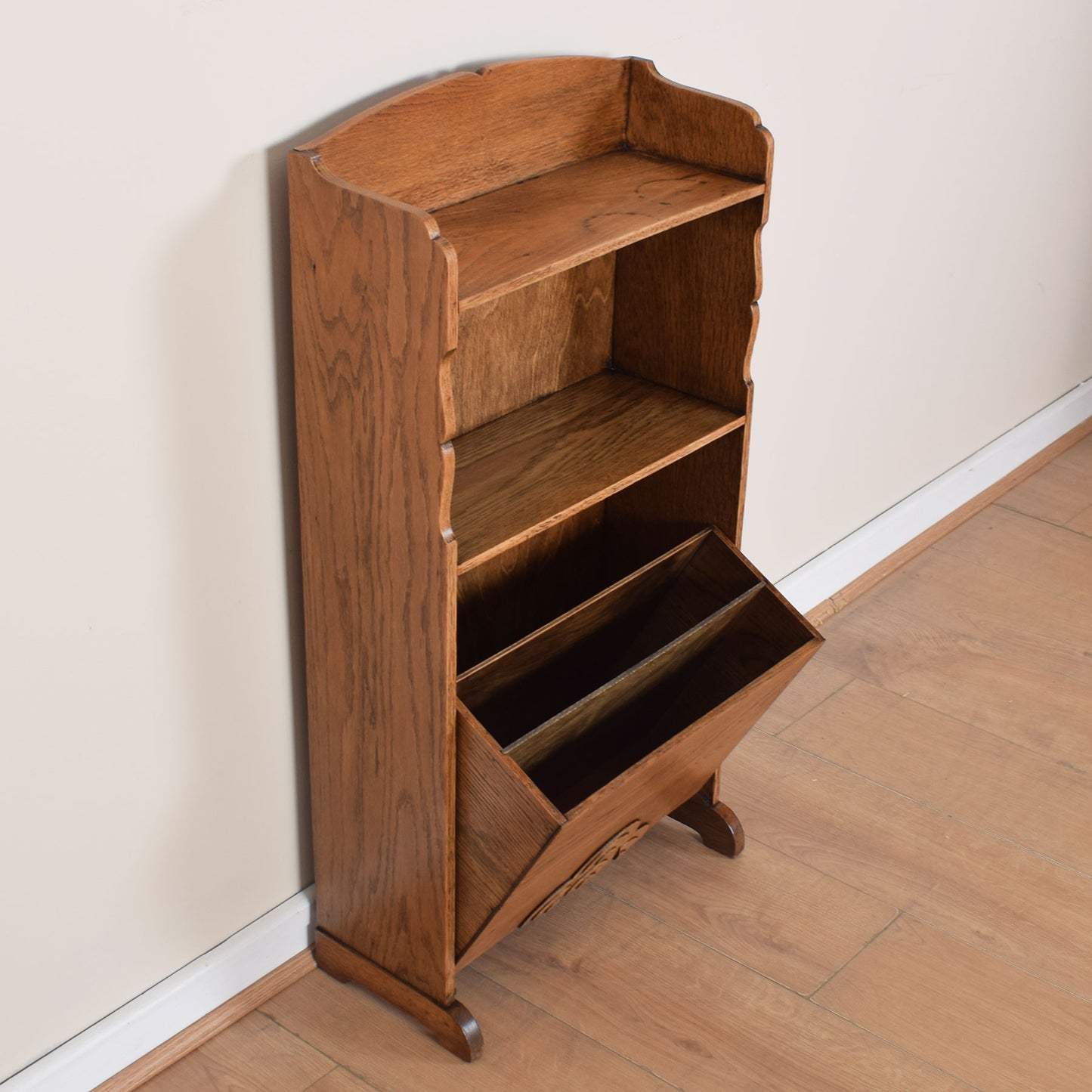 Restored Bookcase with Magazine Rack