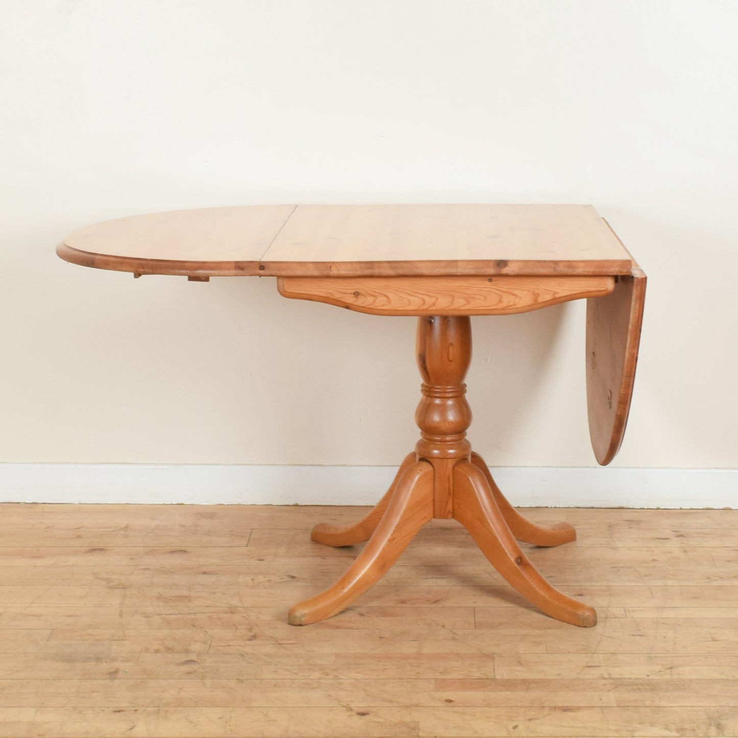 Rustic Pine Table and Four Chairs