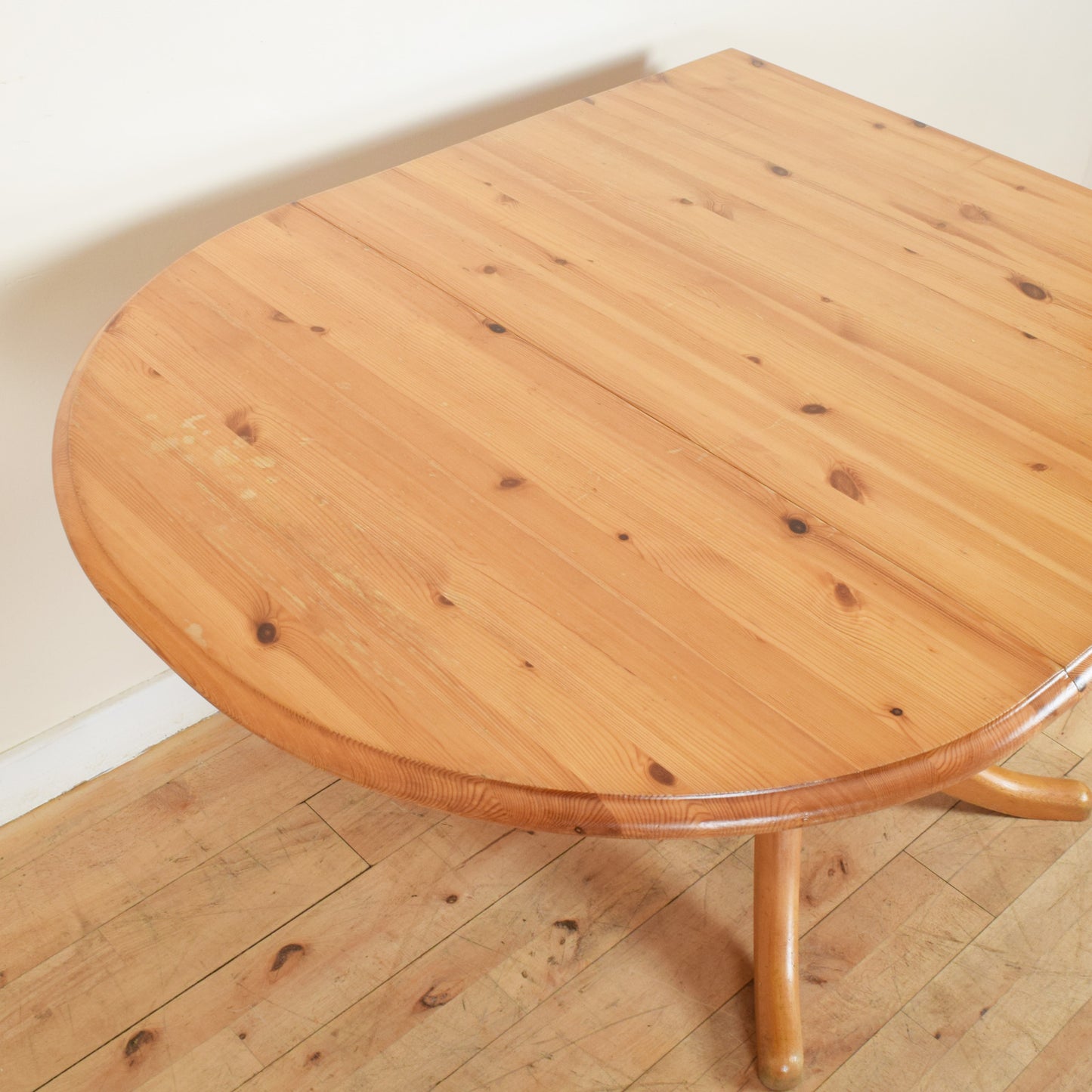 Rustic Pine Table and Four Chairs