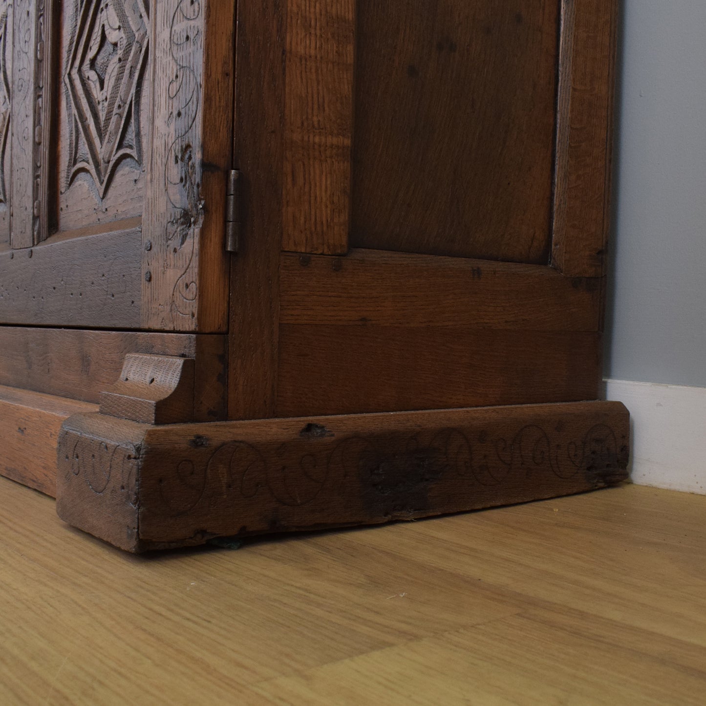 Antique Oak Carved Sideboard