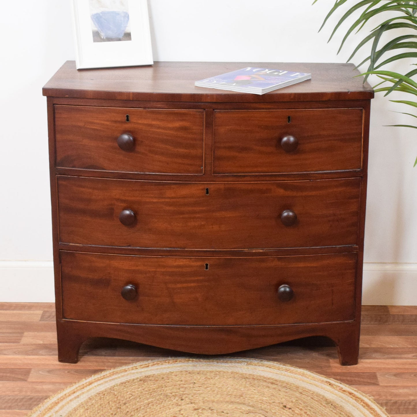Rustic Mahogany Chest of Drawers