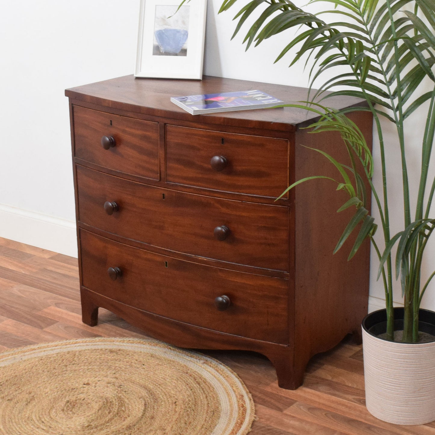 Rustic Mahogany Chest of Drawers