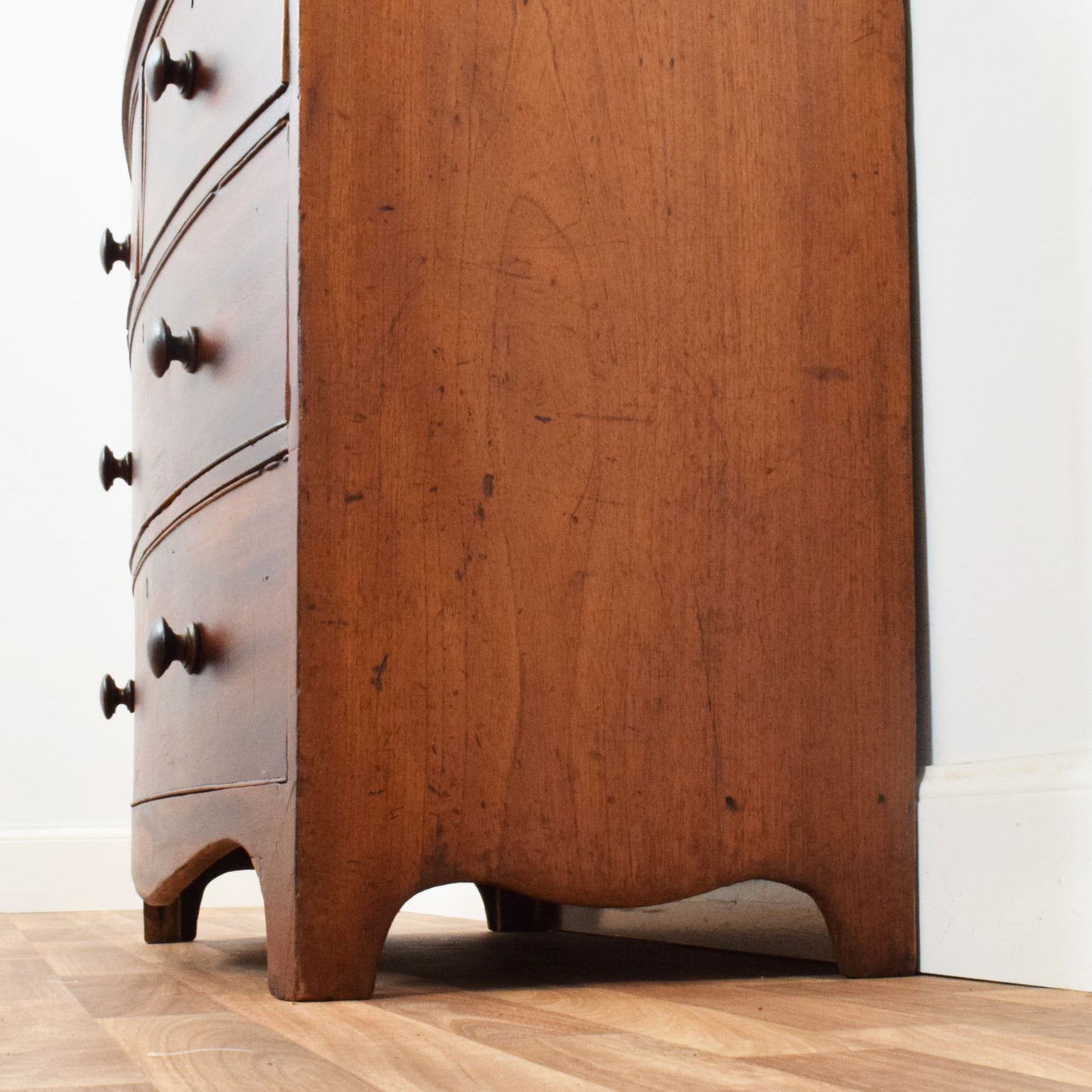 Rustic Mahogany Chest of Drawers