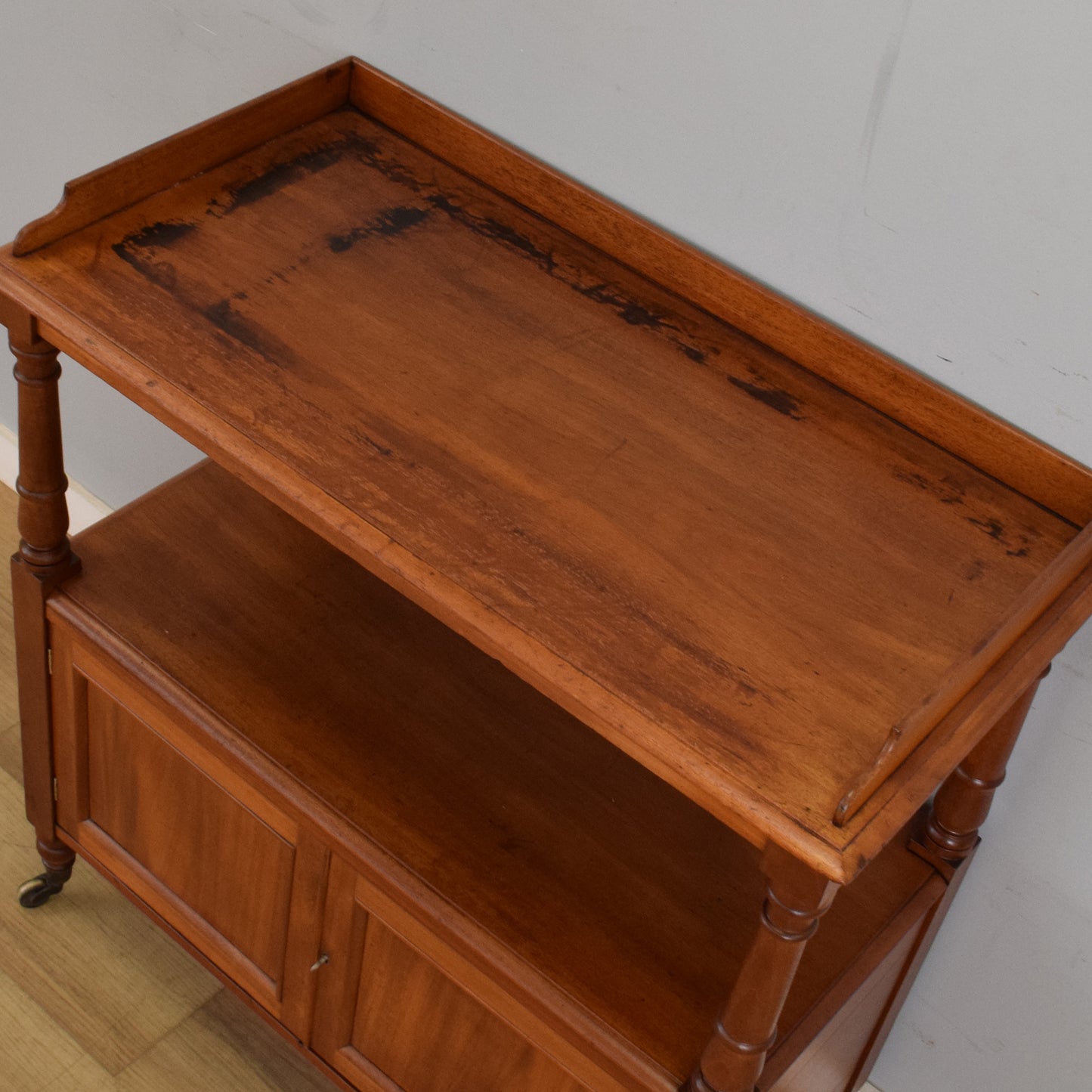 Mahogany Serving Trolley