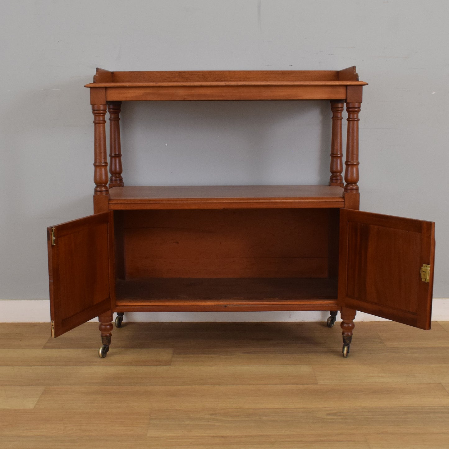 Mahogany Serving Trolley