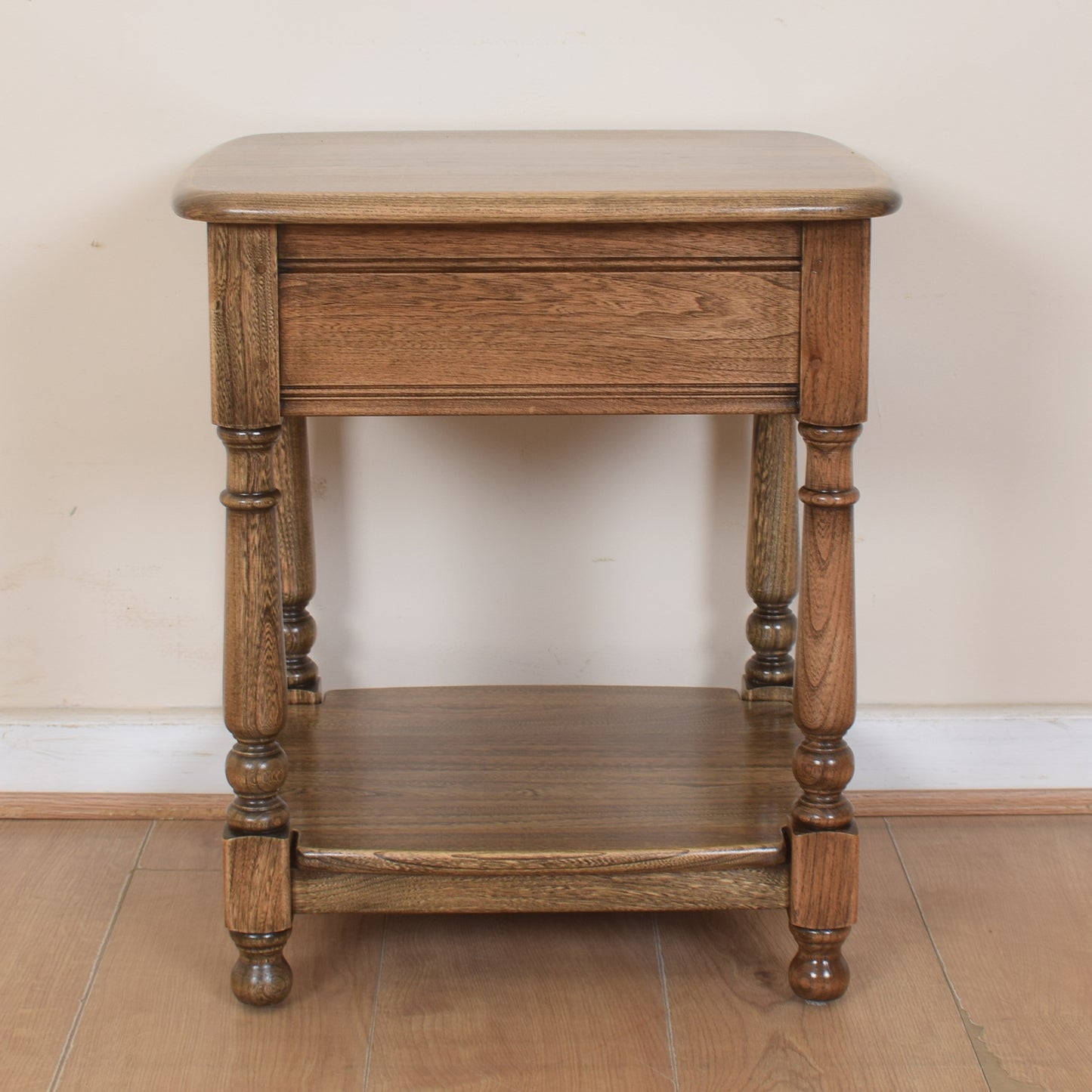 Ercol Side Table With Drawers