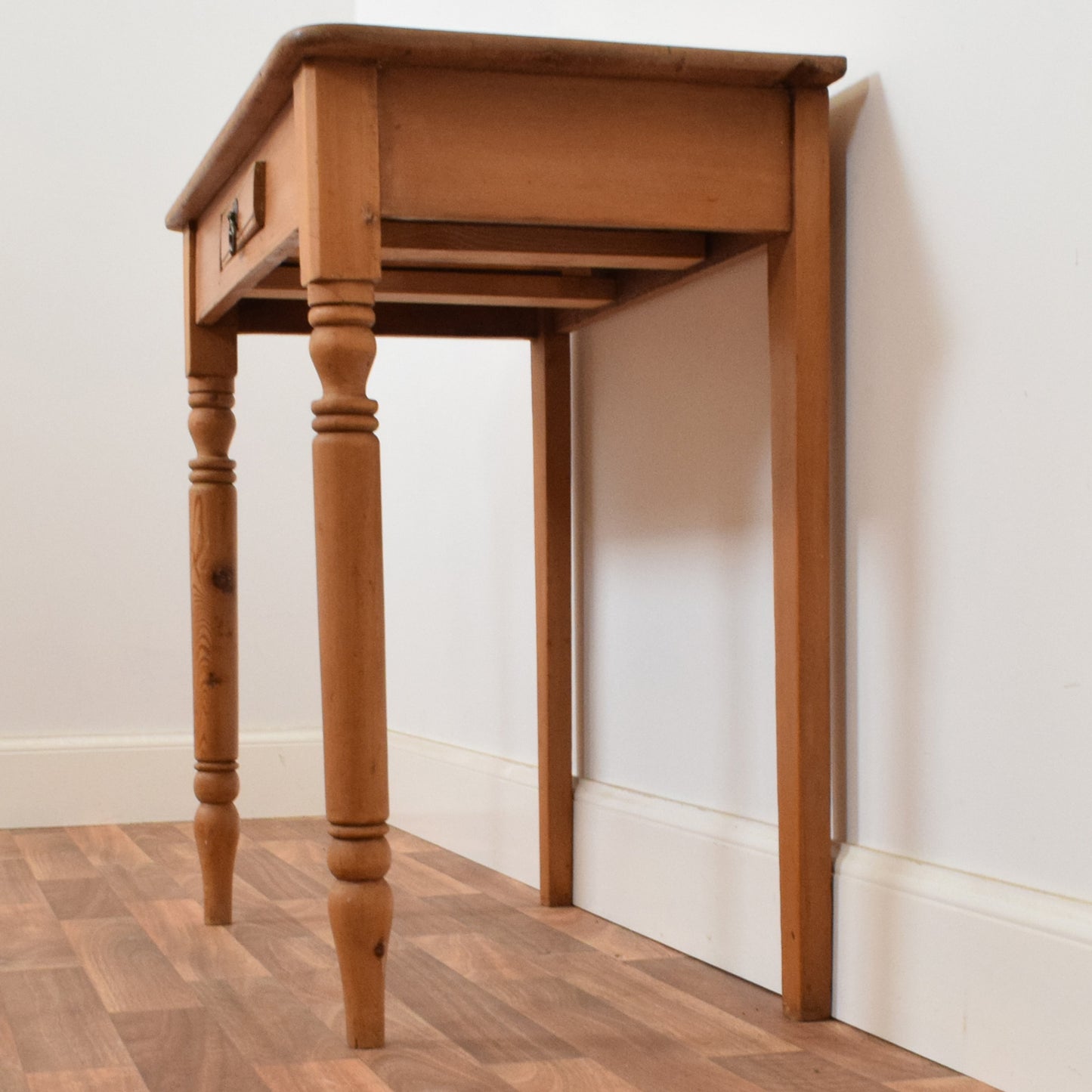 Rustic Pine Console Table