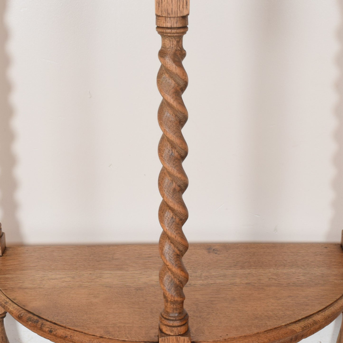 Half Moon Barley Twist Console Table