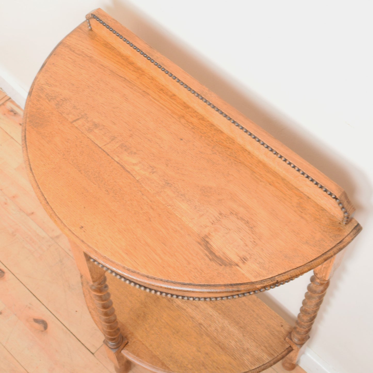Half Moon Barley Twist Console Table