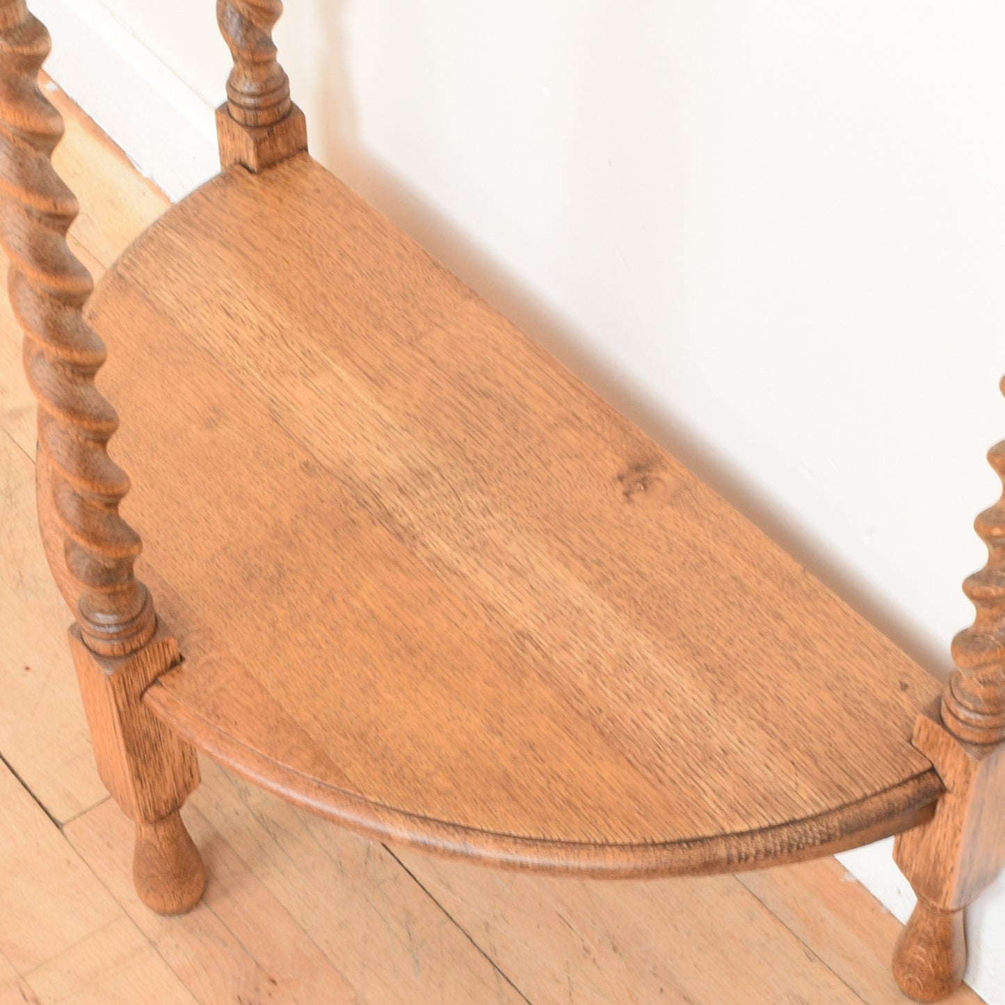 Half Moon Barley Twist Console Table