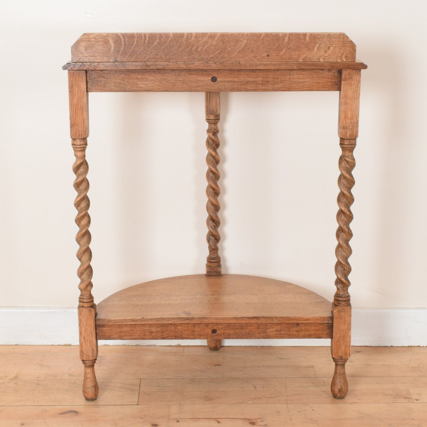 Half Moon Barley Twist Console Table