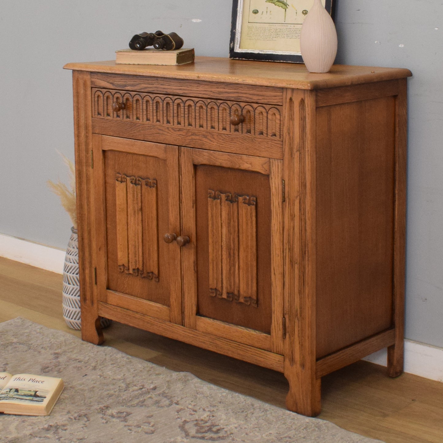 Small Refinished Sideboard