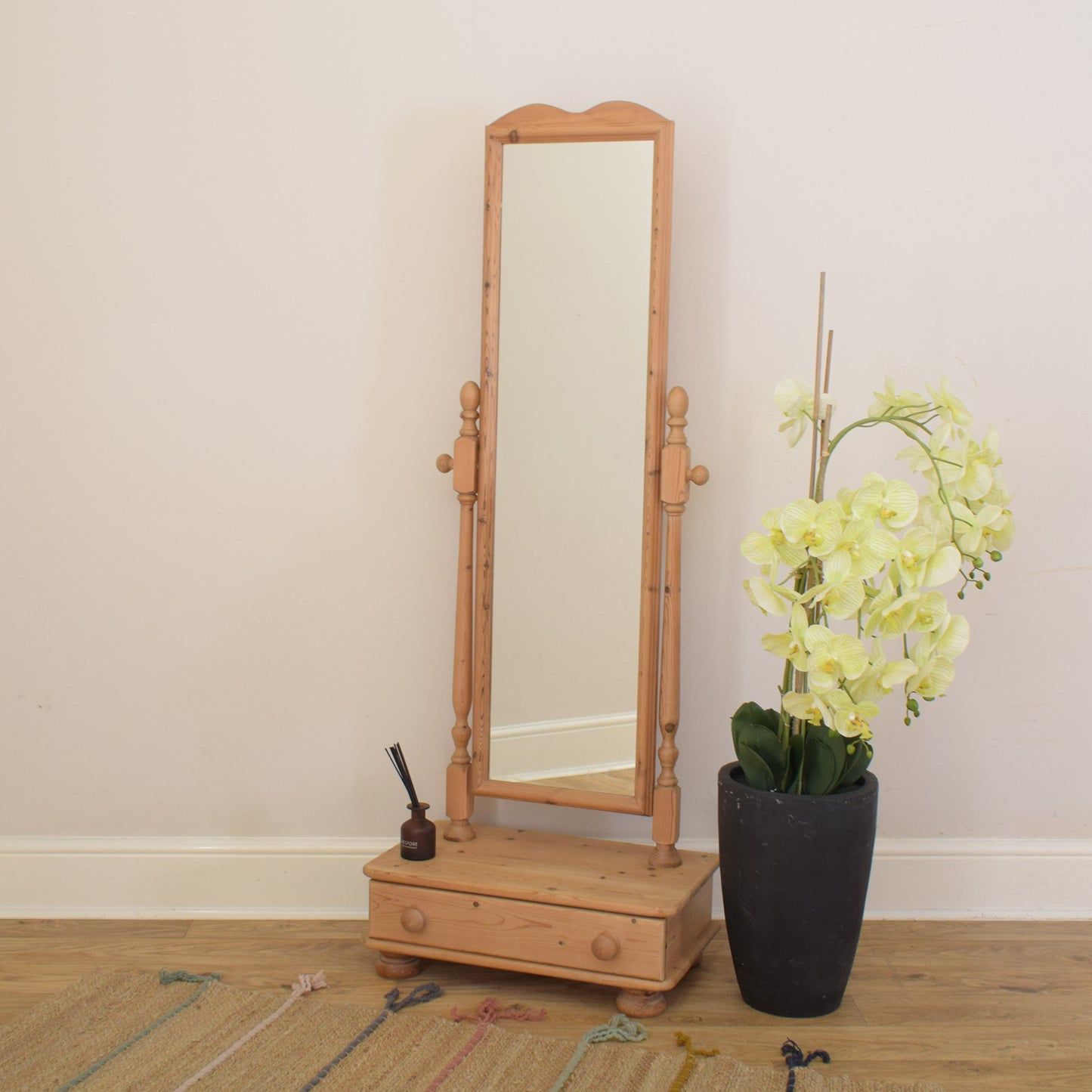 Pine Cheval Mirror
