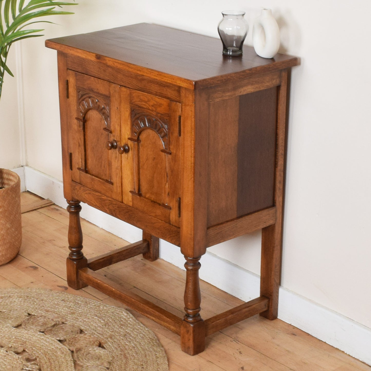 Restored Oak Pot Cupboard