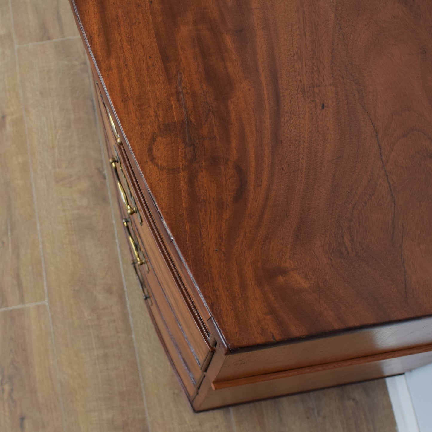 Bow Fronted Mahogany Chest of Drawers