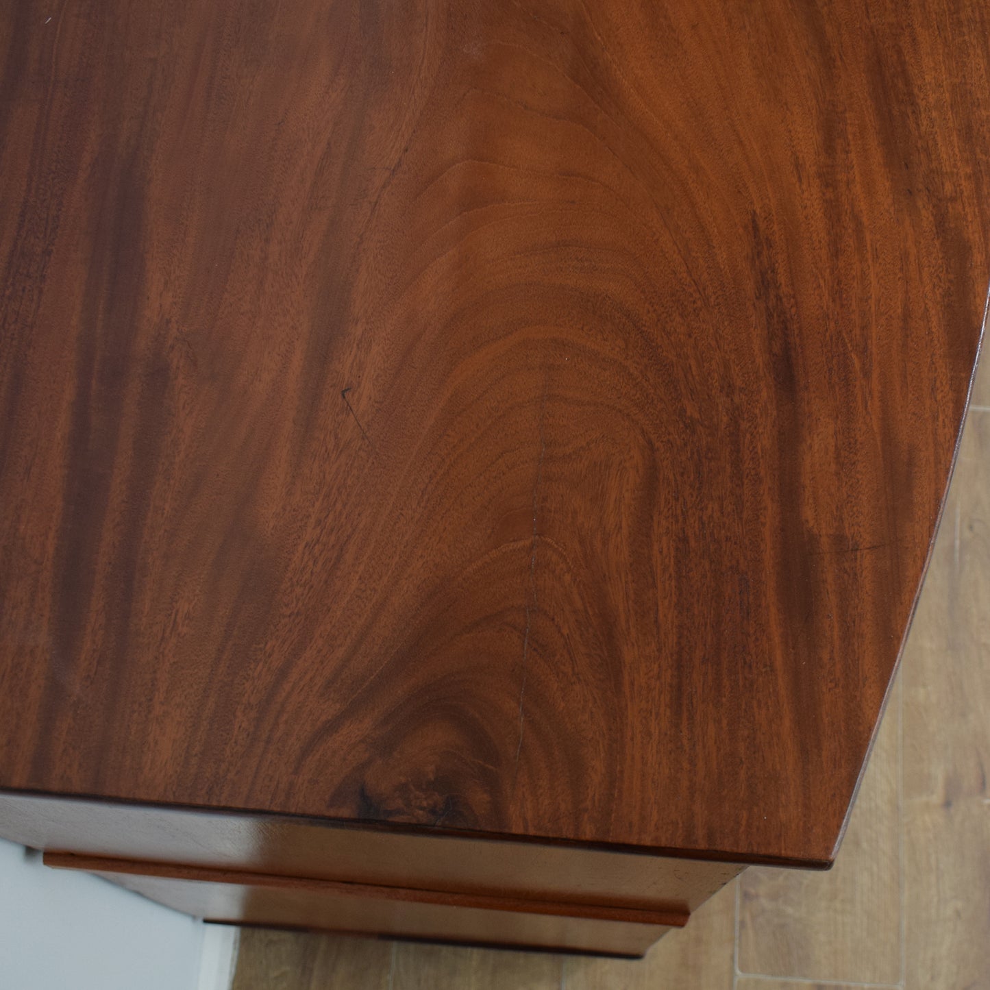 Bow Fronted Mahogany Chest of Drawers