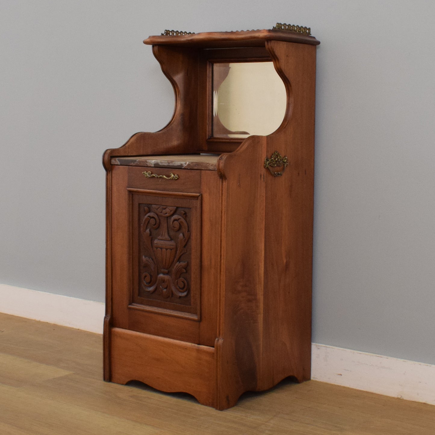 Mahogany Coal Scuttle