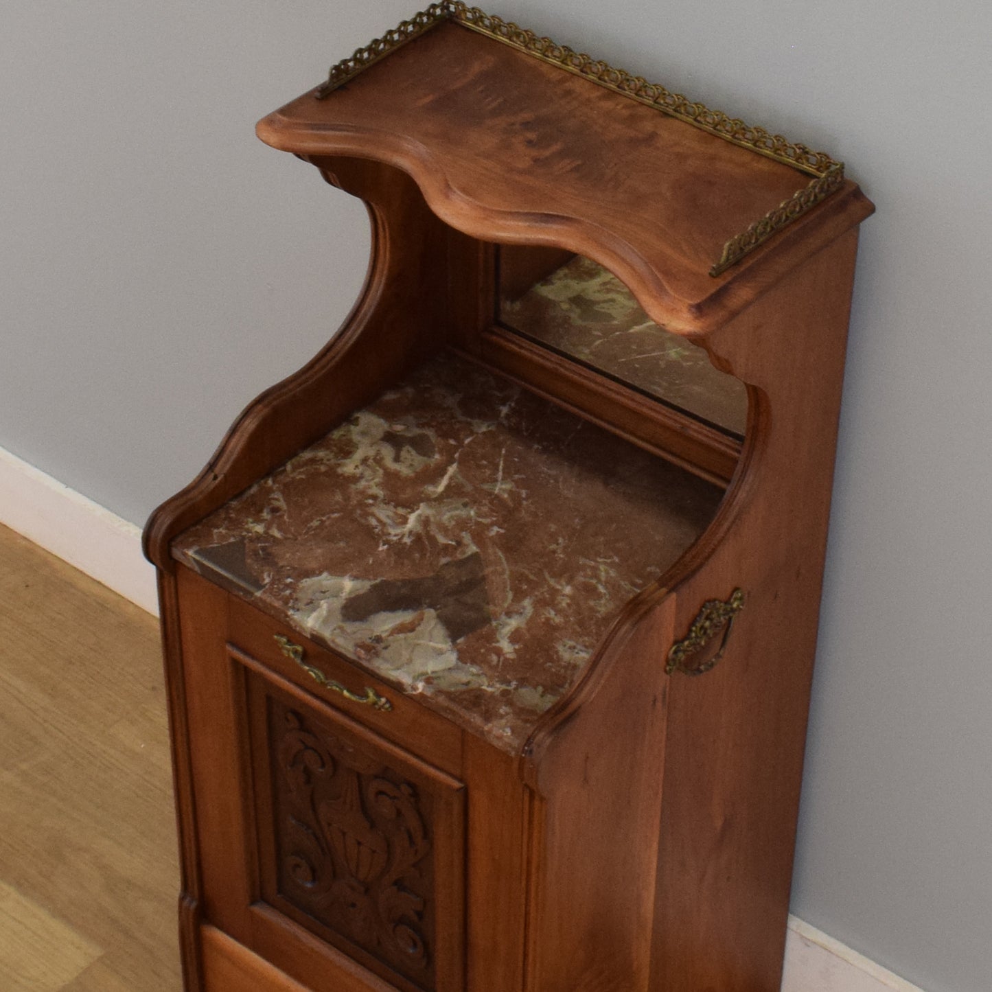 Mahogany Coal Scuttle