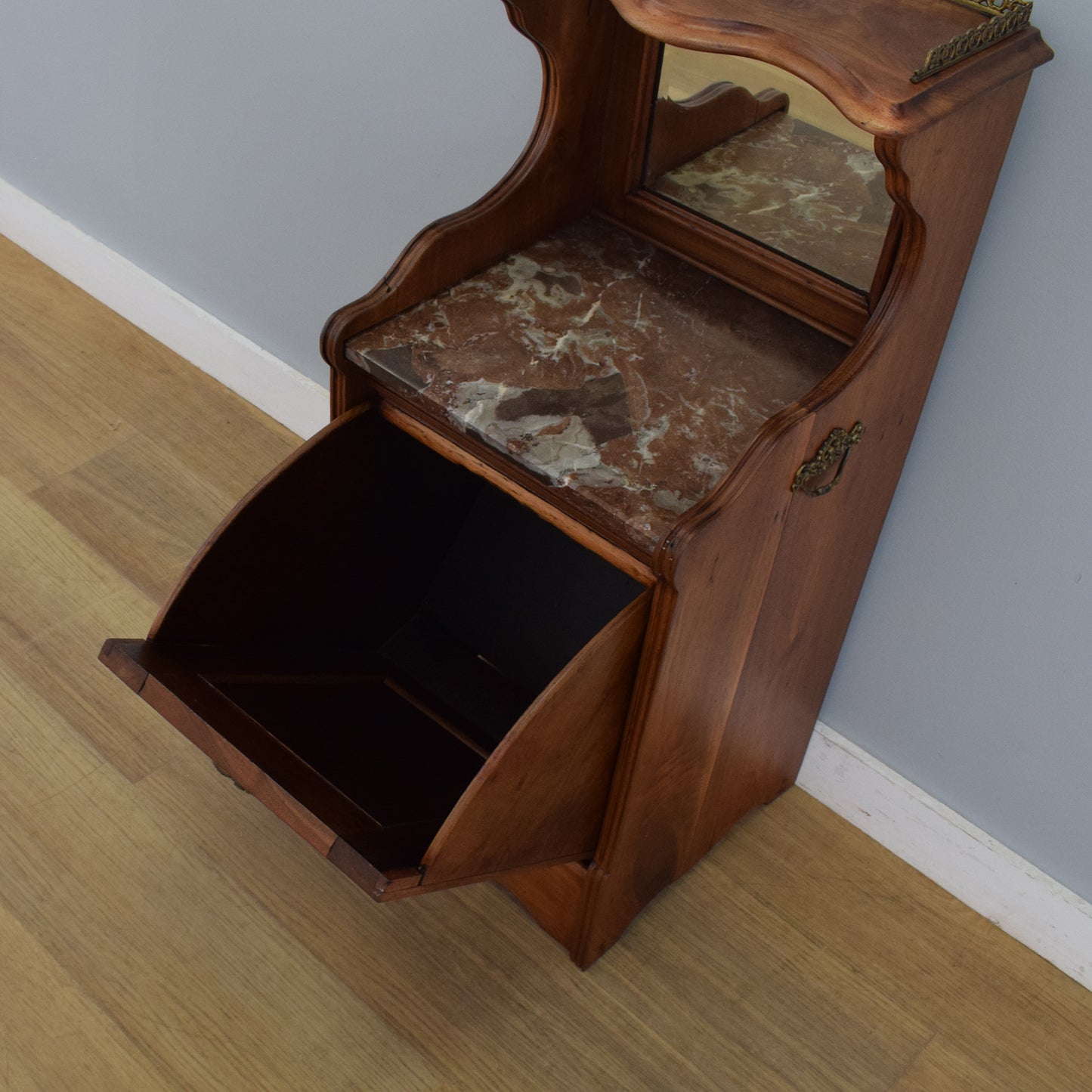 Mahogany Coal Scuttle