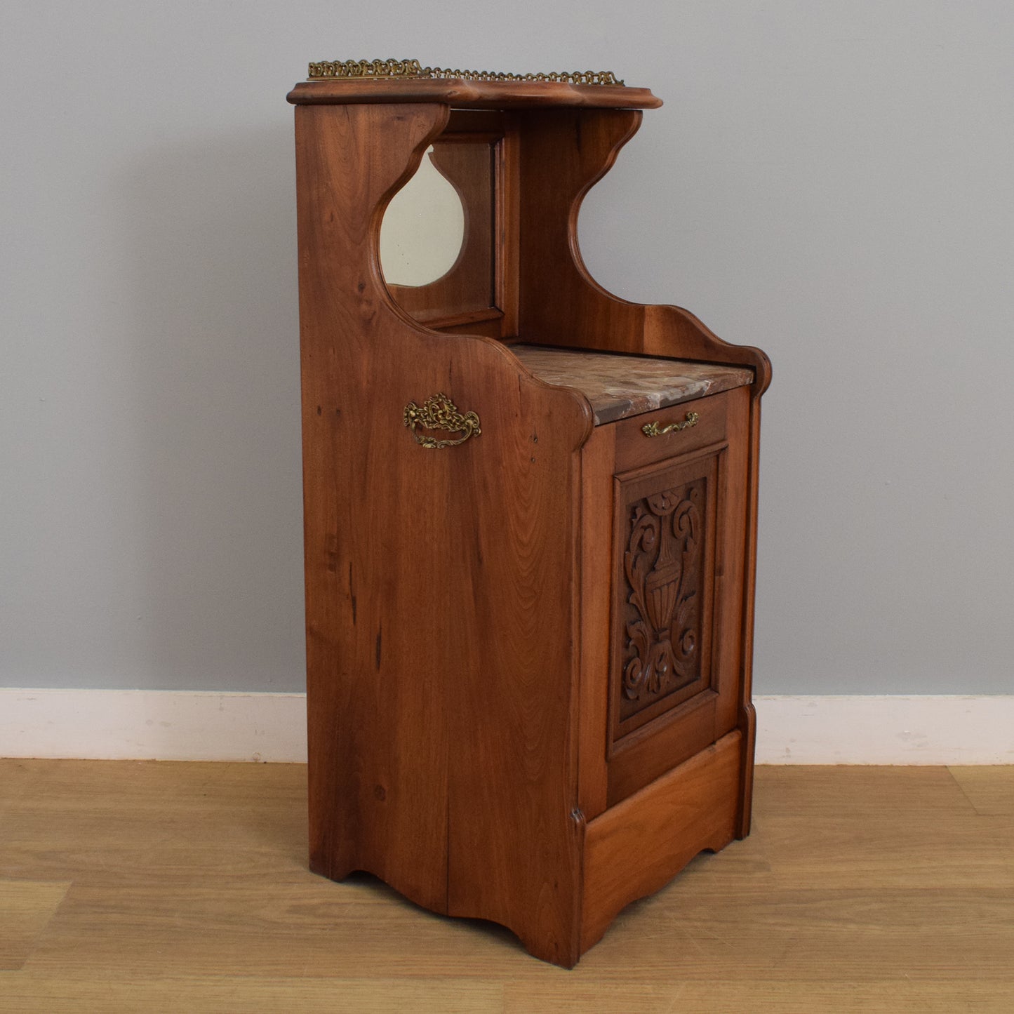 Mahogany Coal Scuttle