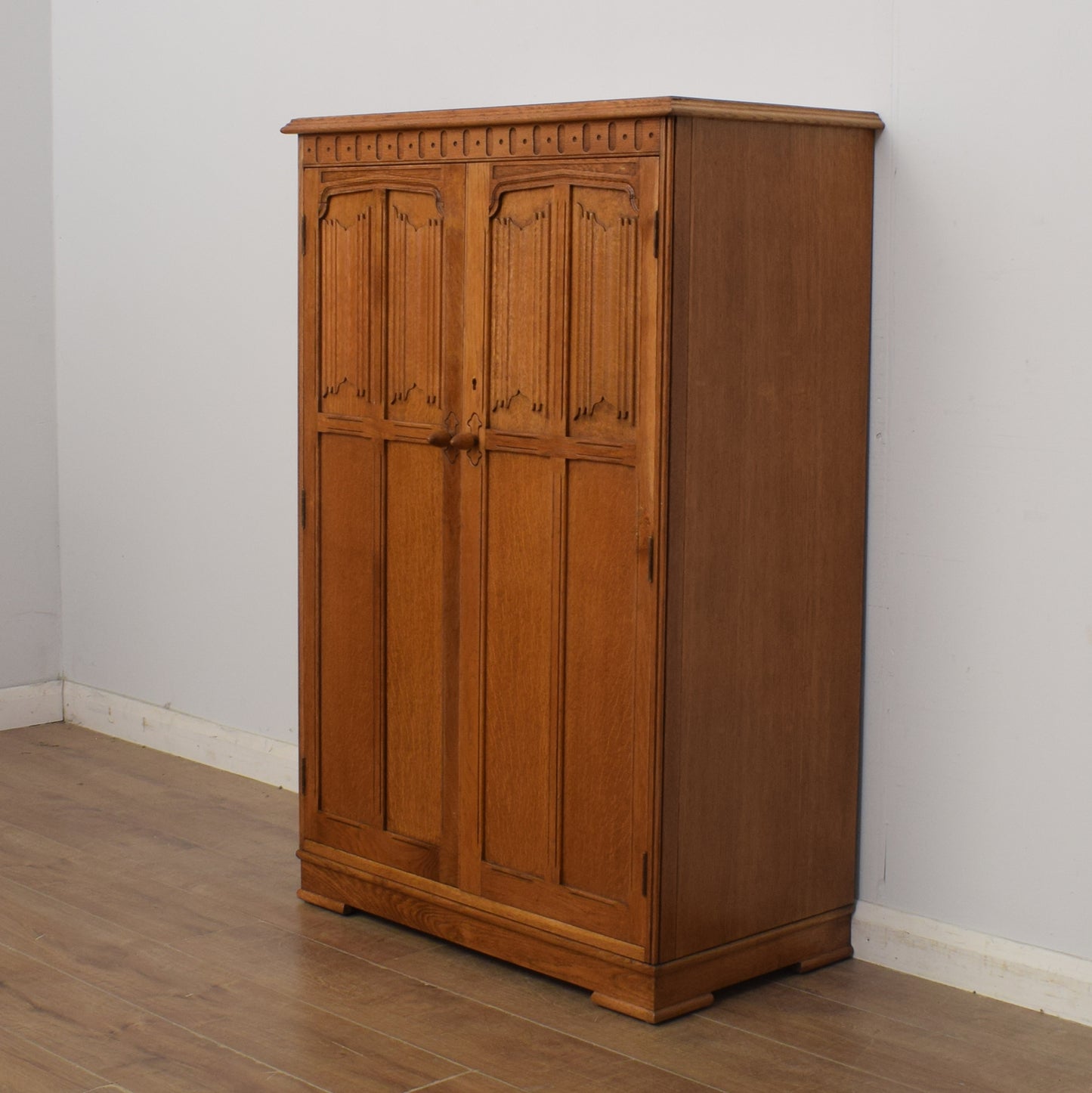 Petite Oak Wardrobe