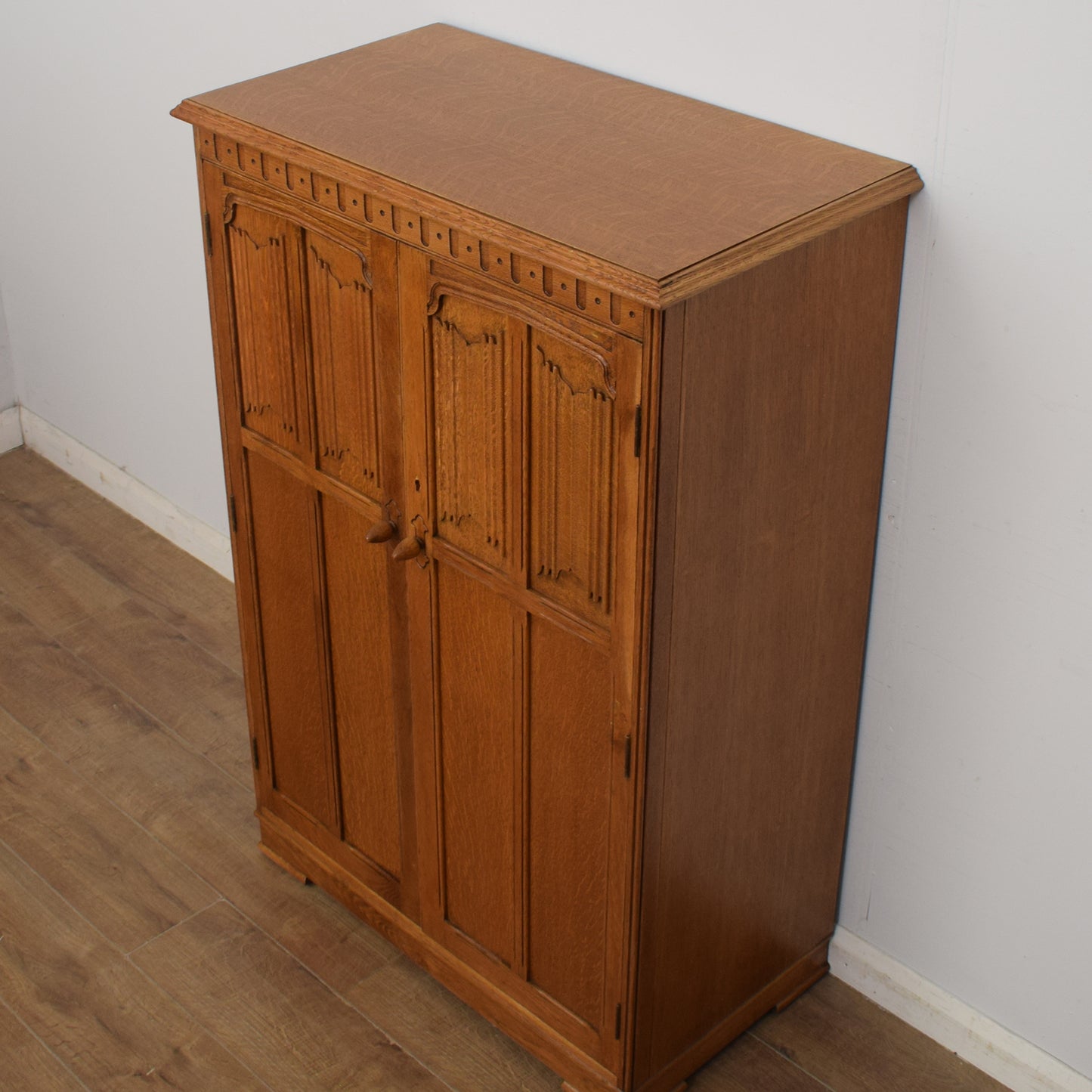 Petite Oak Wardrobe