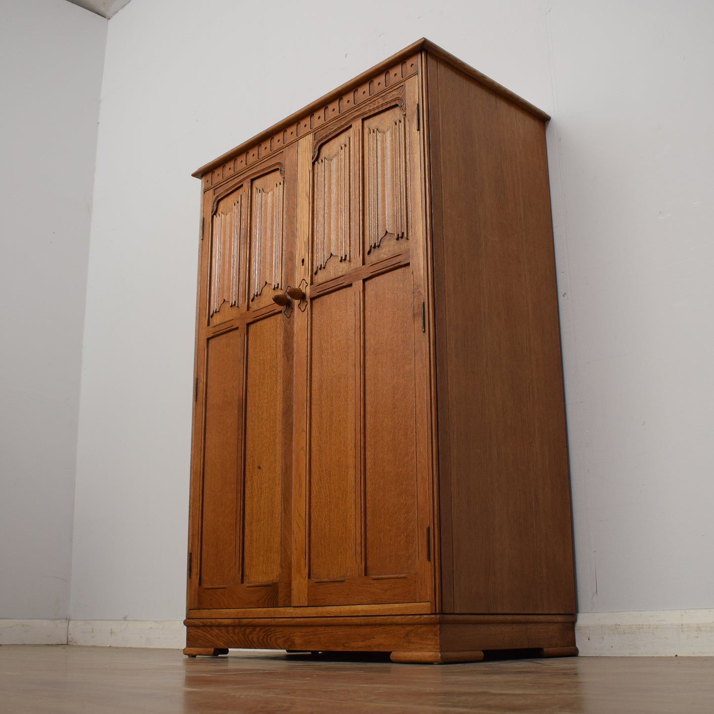 Petite Oak Wardrobe