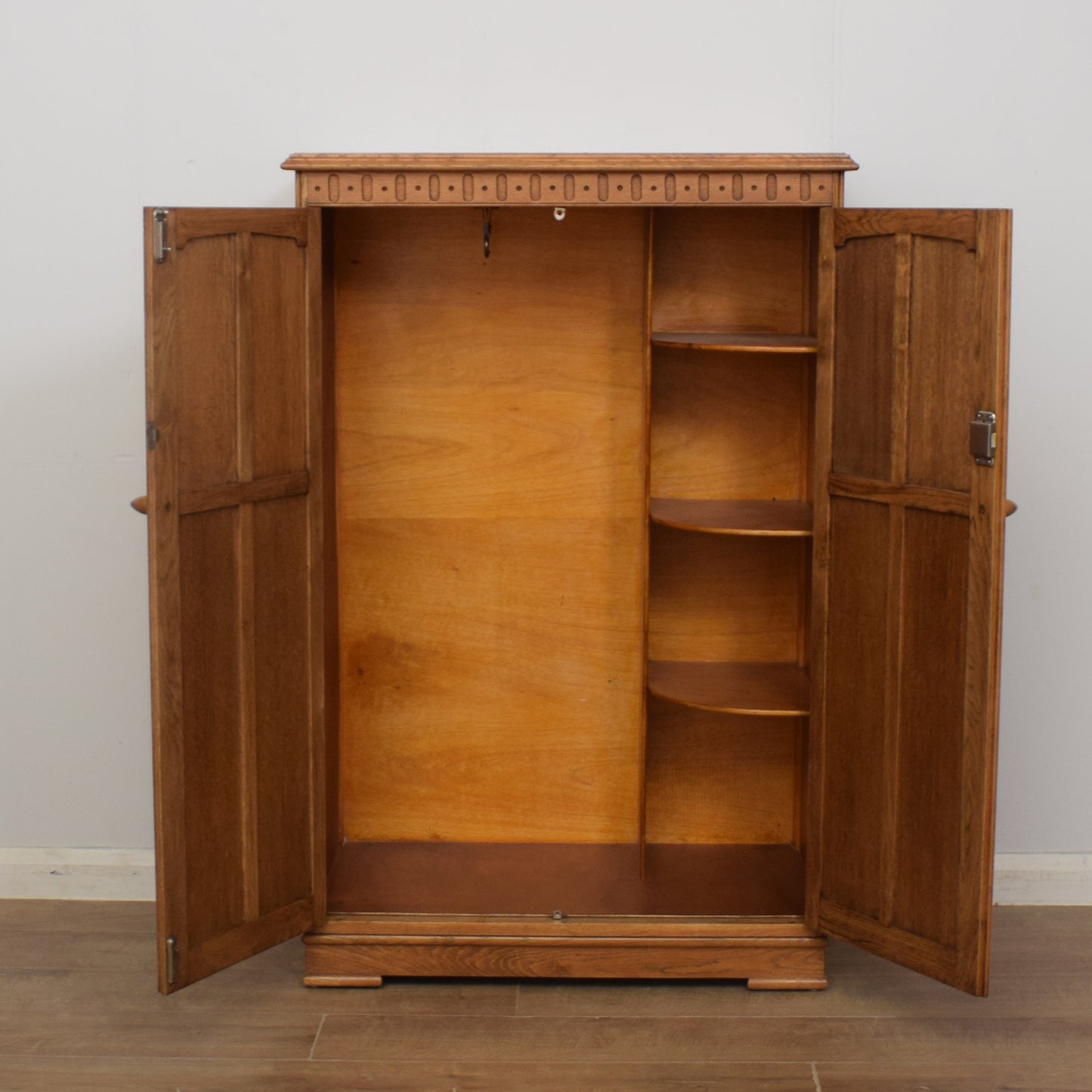 Petite Oak Wardrobe