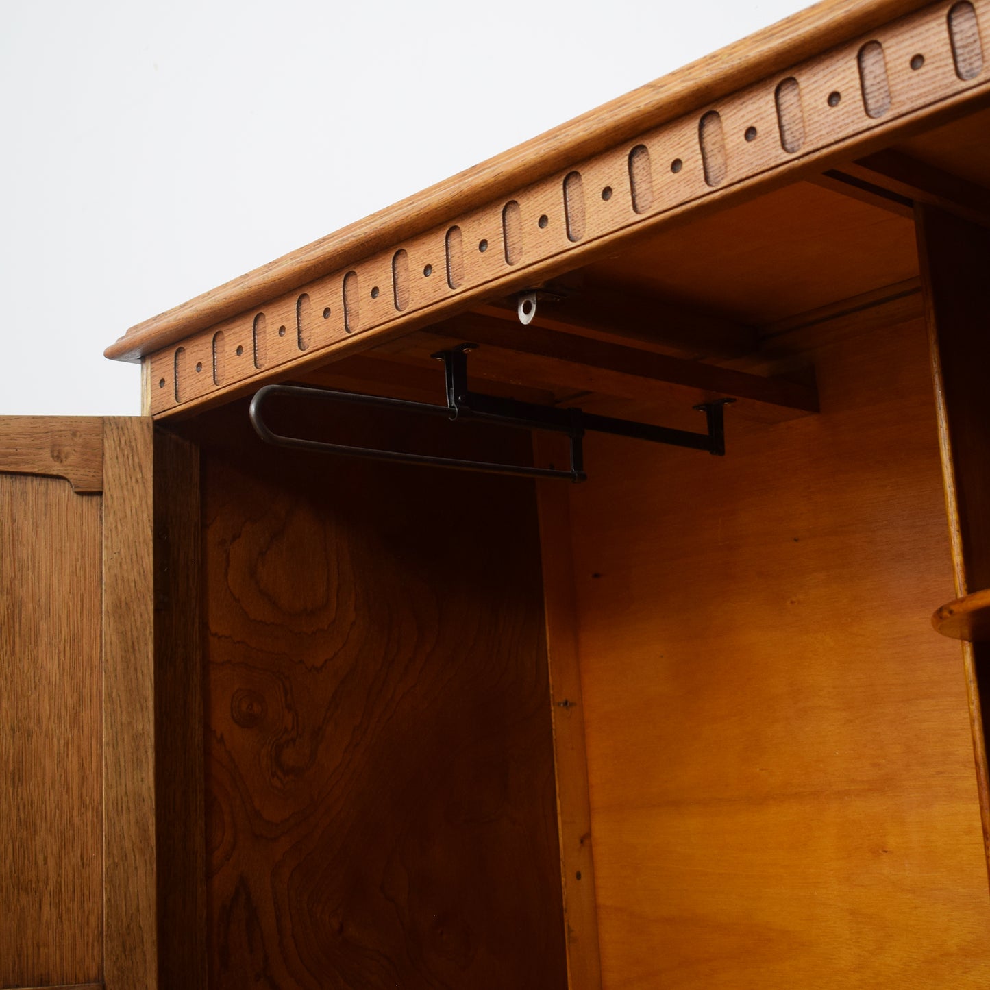 Petite Oak Wardrobe