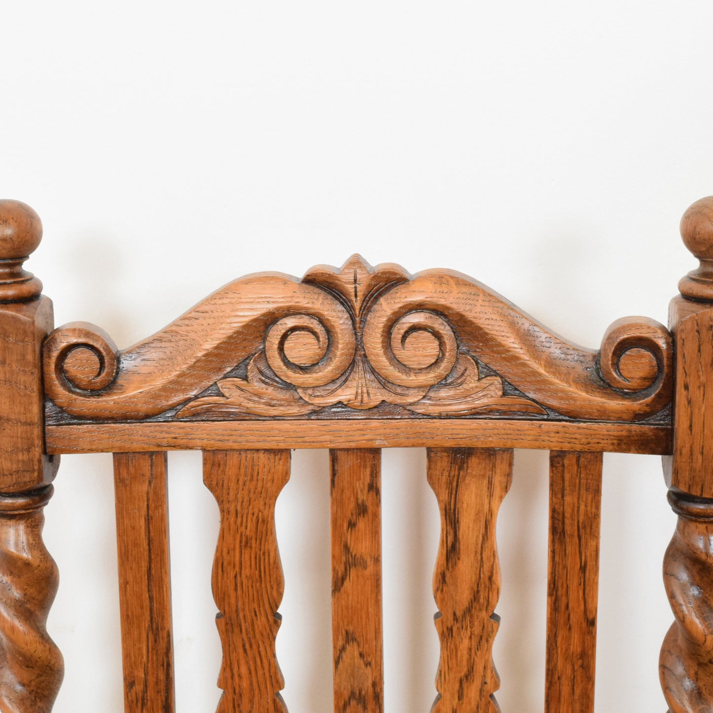 Barley Twist Drop Leaf Table and Two Chairs
