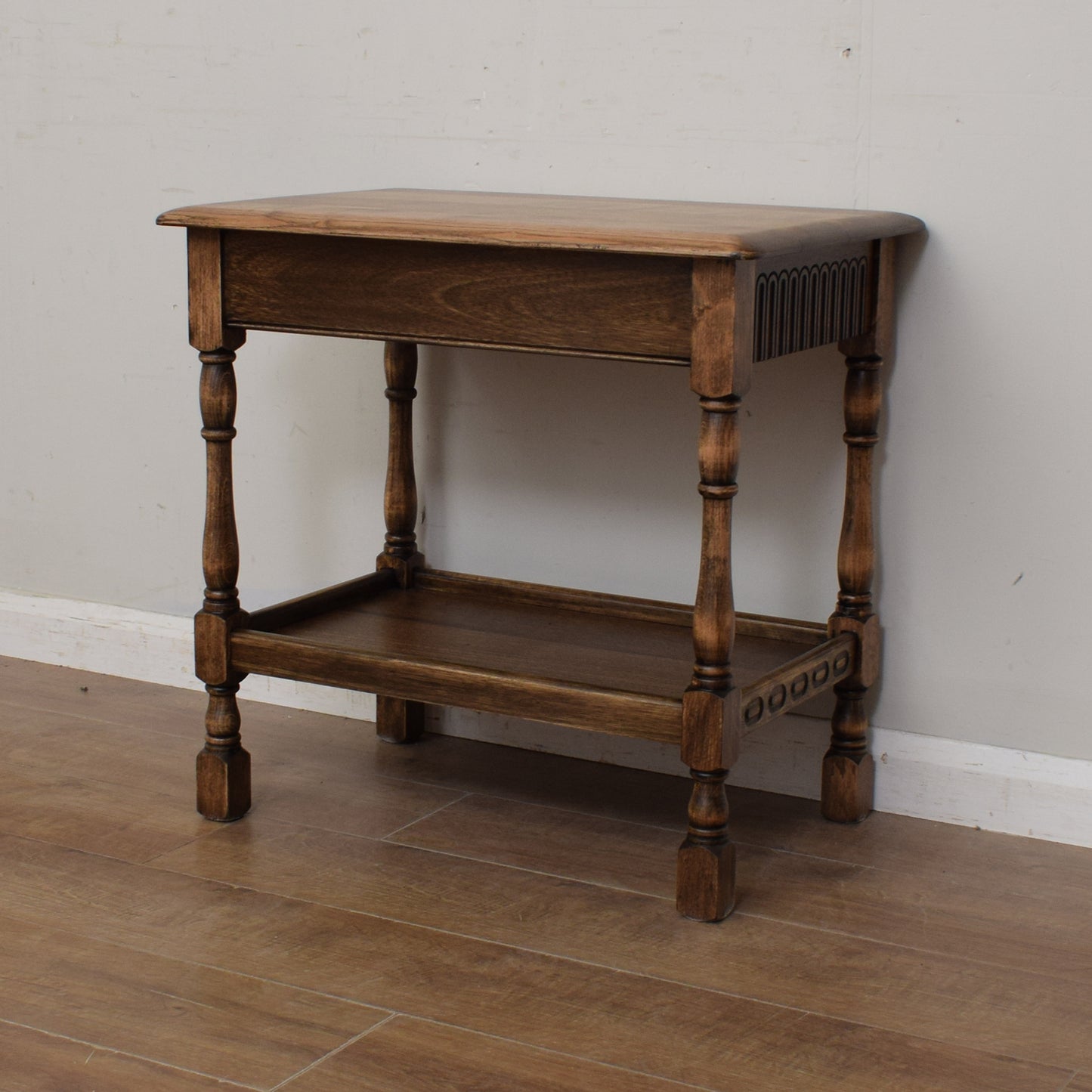 Restored Oak Hall Table