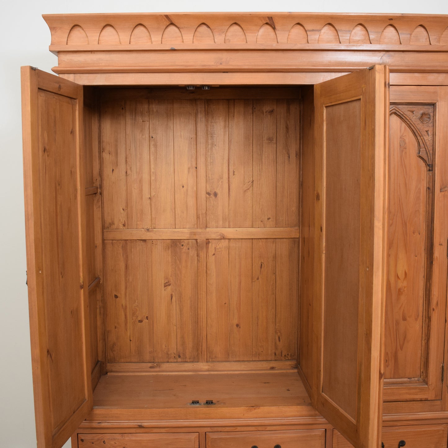Pine Triple Wardrobe