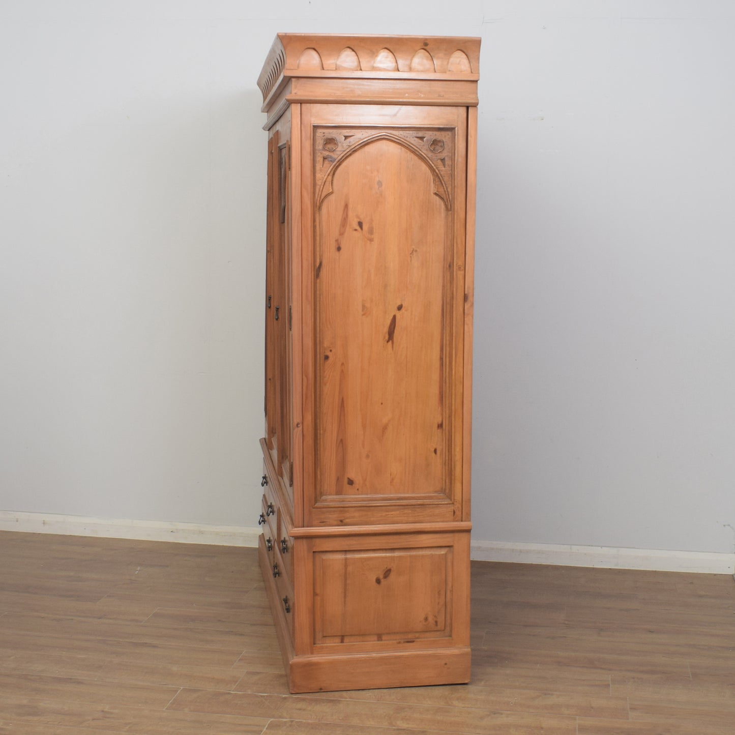 Pine Triple Wardrobe