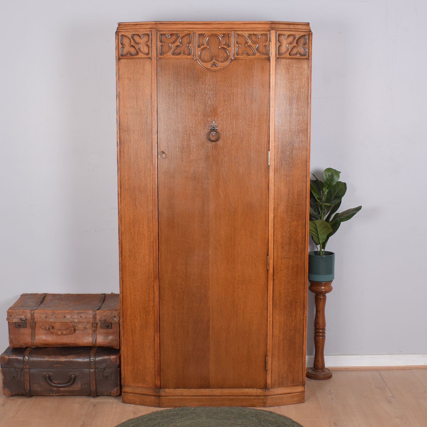 Restored Oak Wardrobe