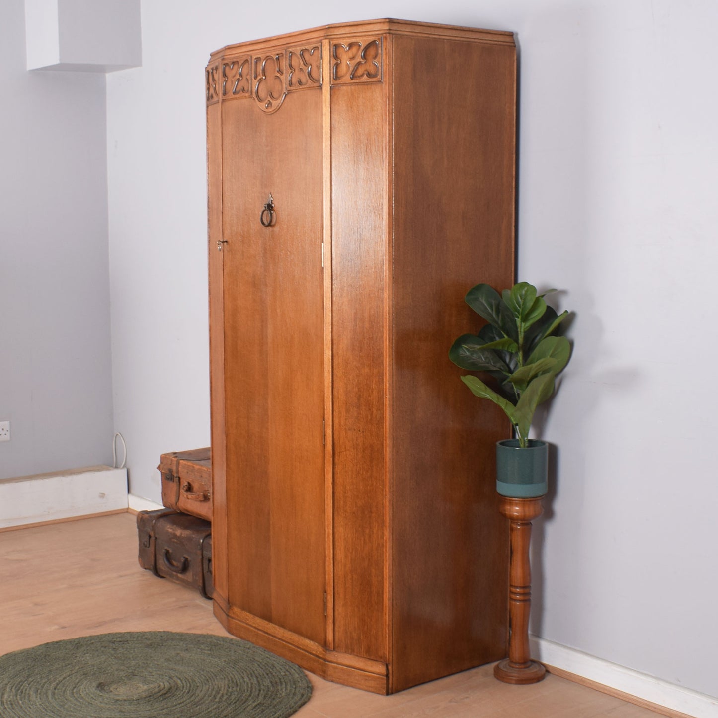 Restored Oak Wardrobe