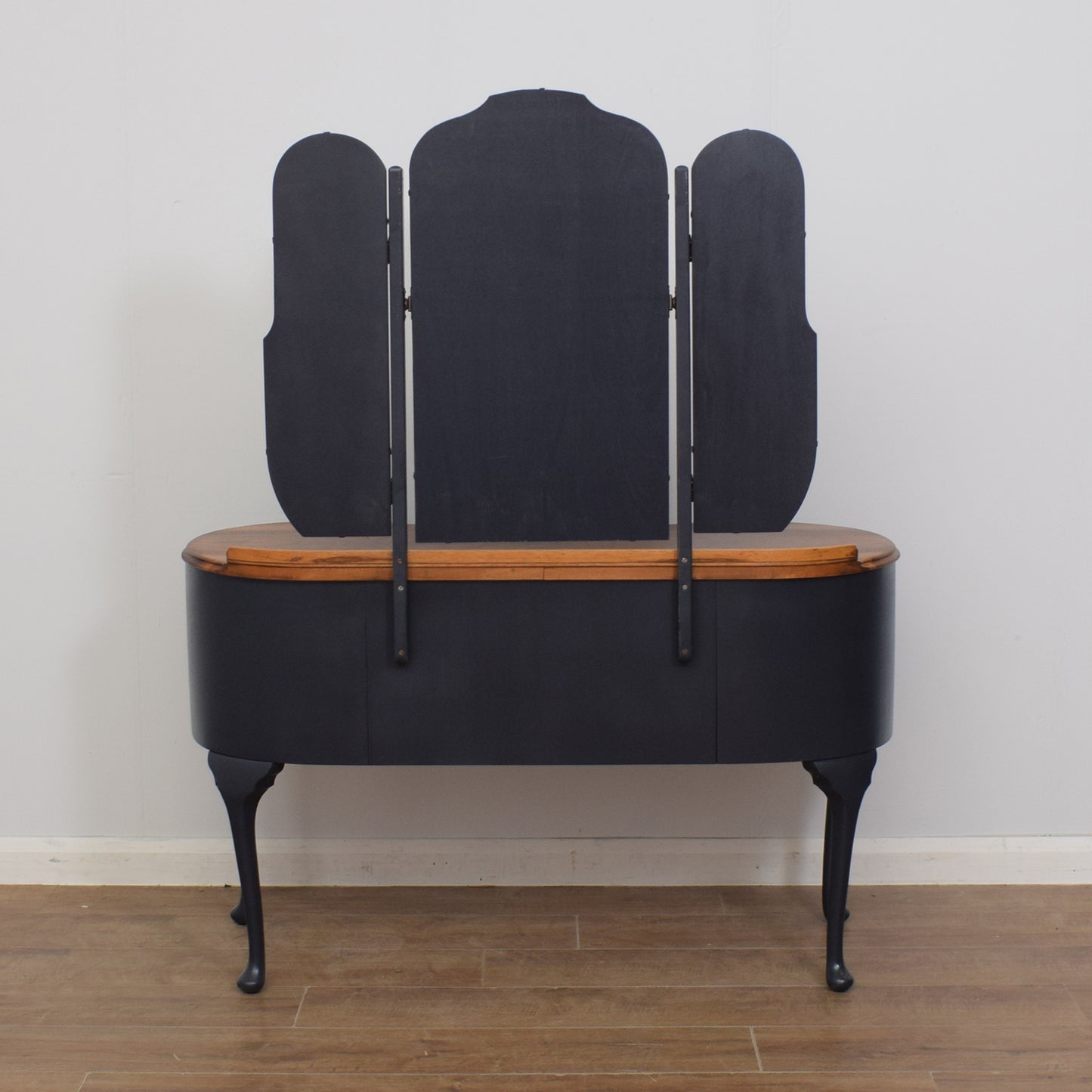 Painted Walnut Veneer Dressing Table