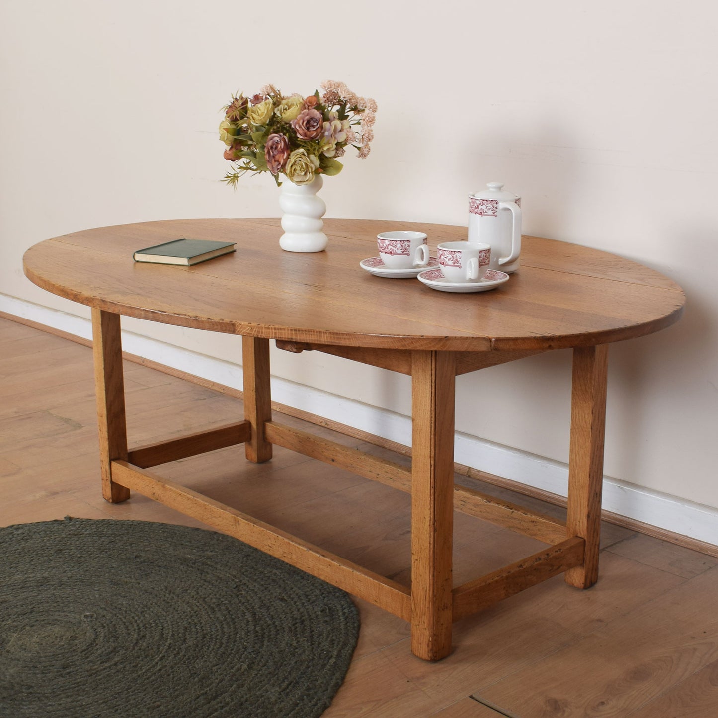 Oak Dropleaf Coffee Table