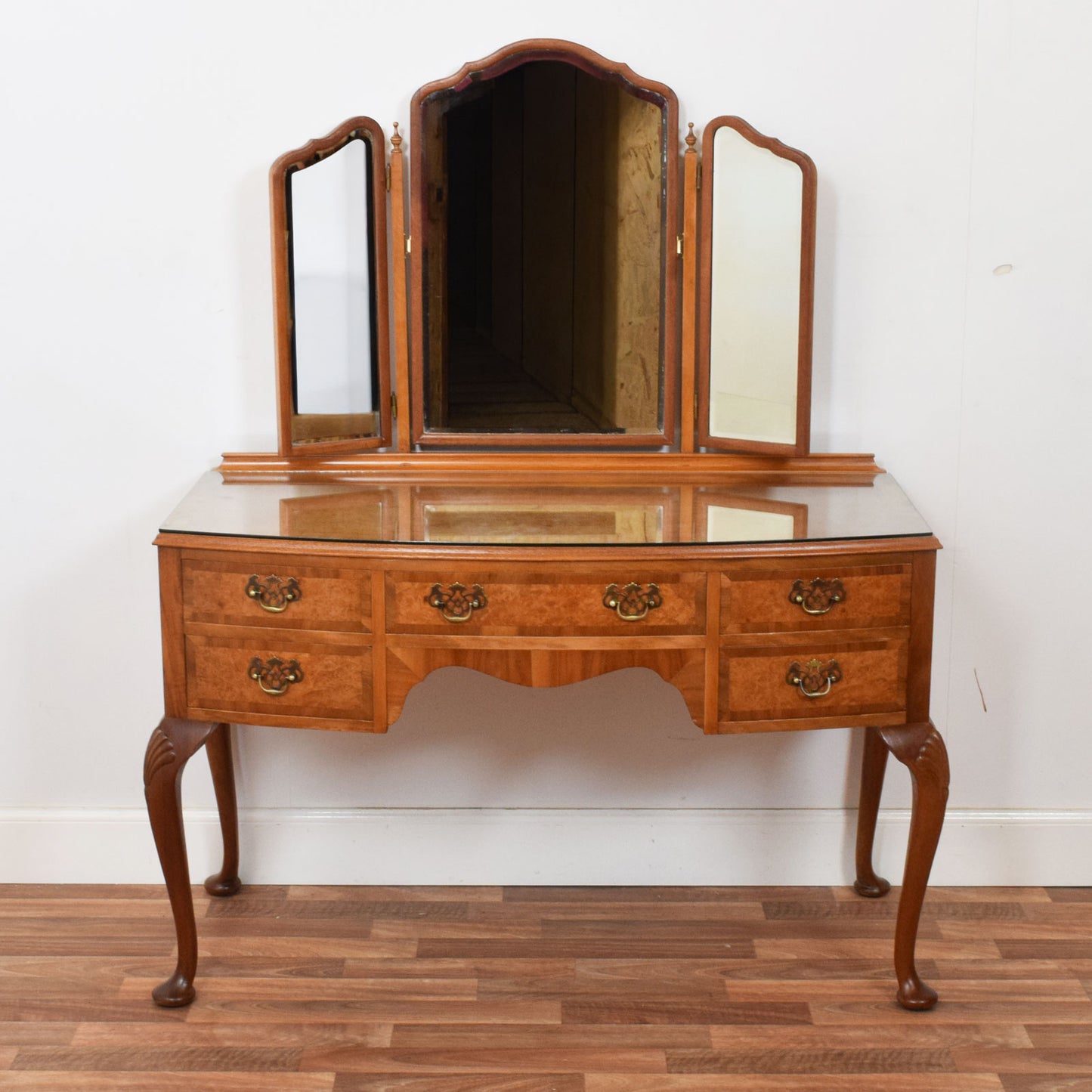Restored Walnut Dressing Table