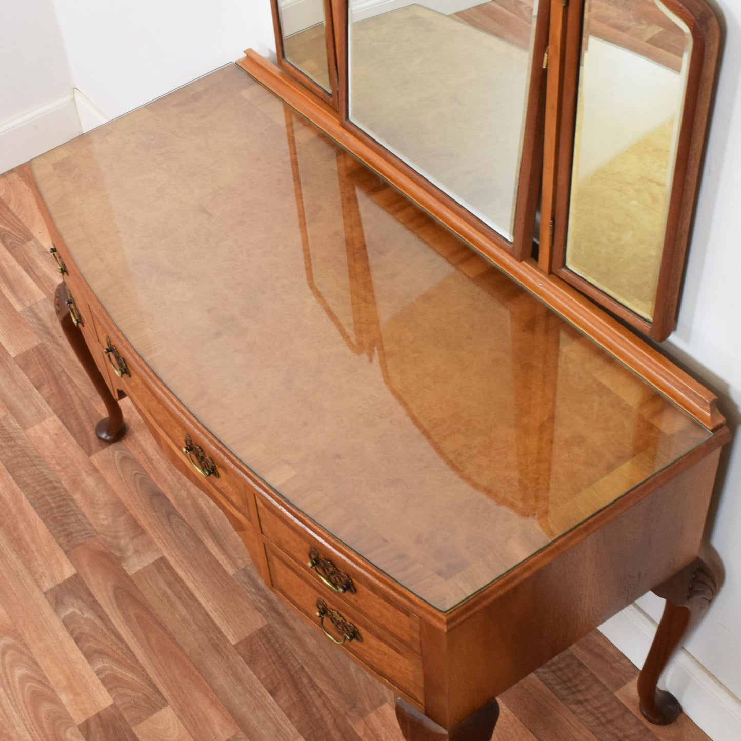 Restored Walnut Dressing Table