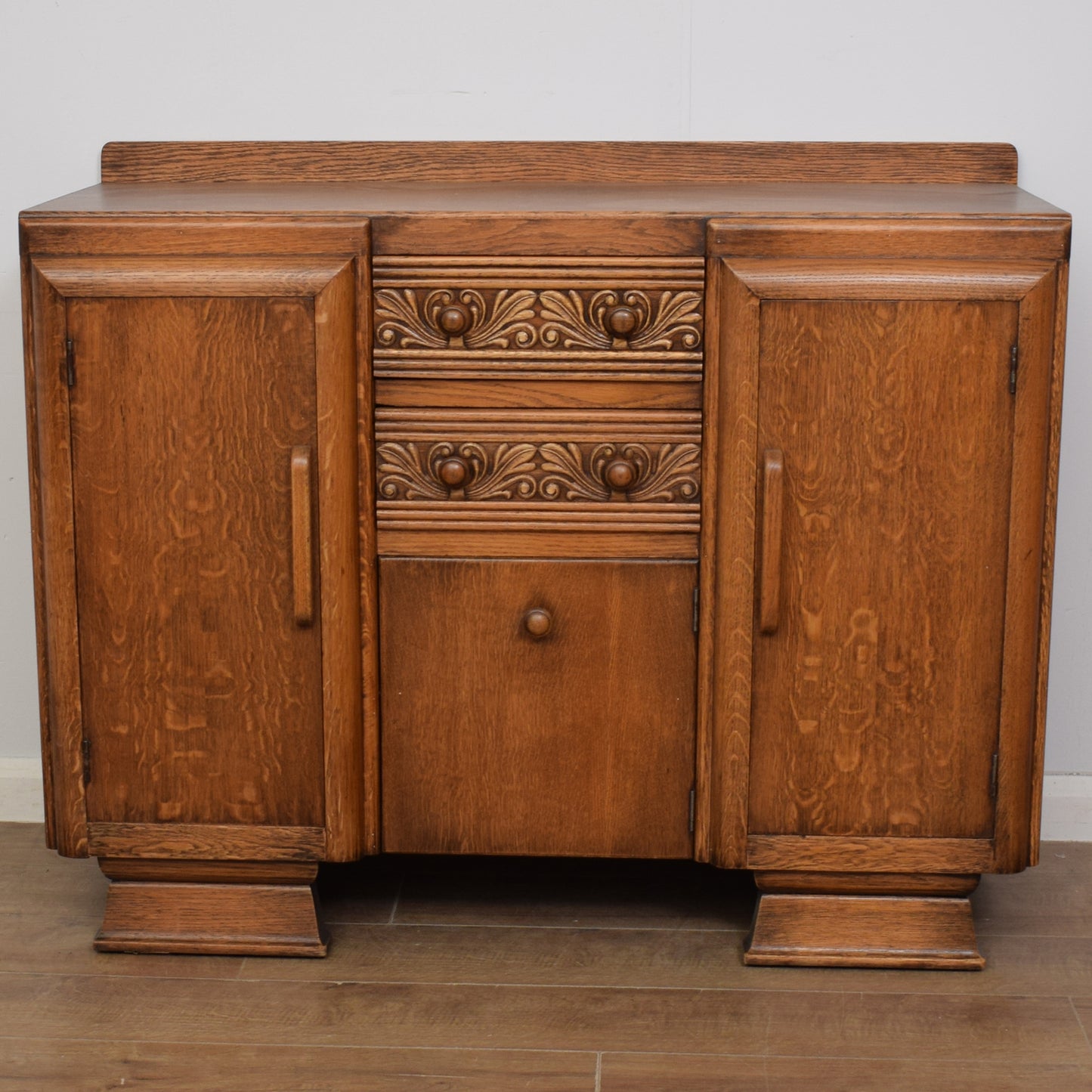 Restored Art-Deco Oak Sideboard